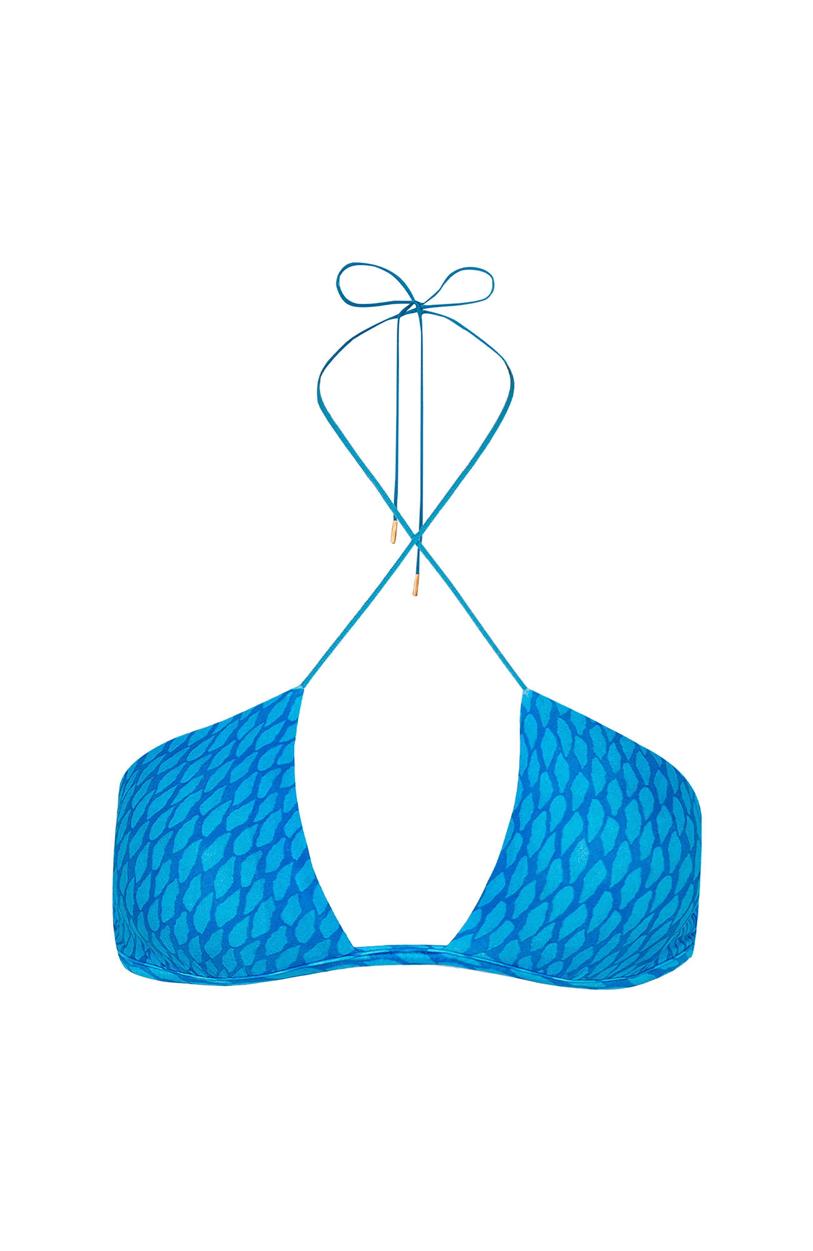 ViX by Paula Hermanny Women's Hidra Mary Printed Strappy Bikini Top