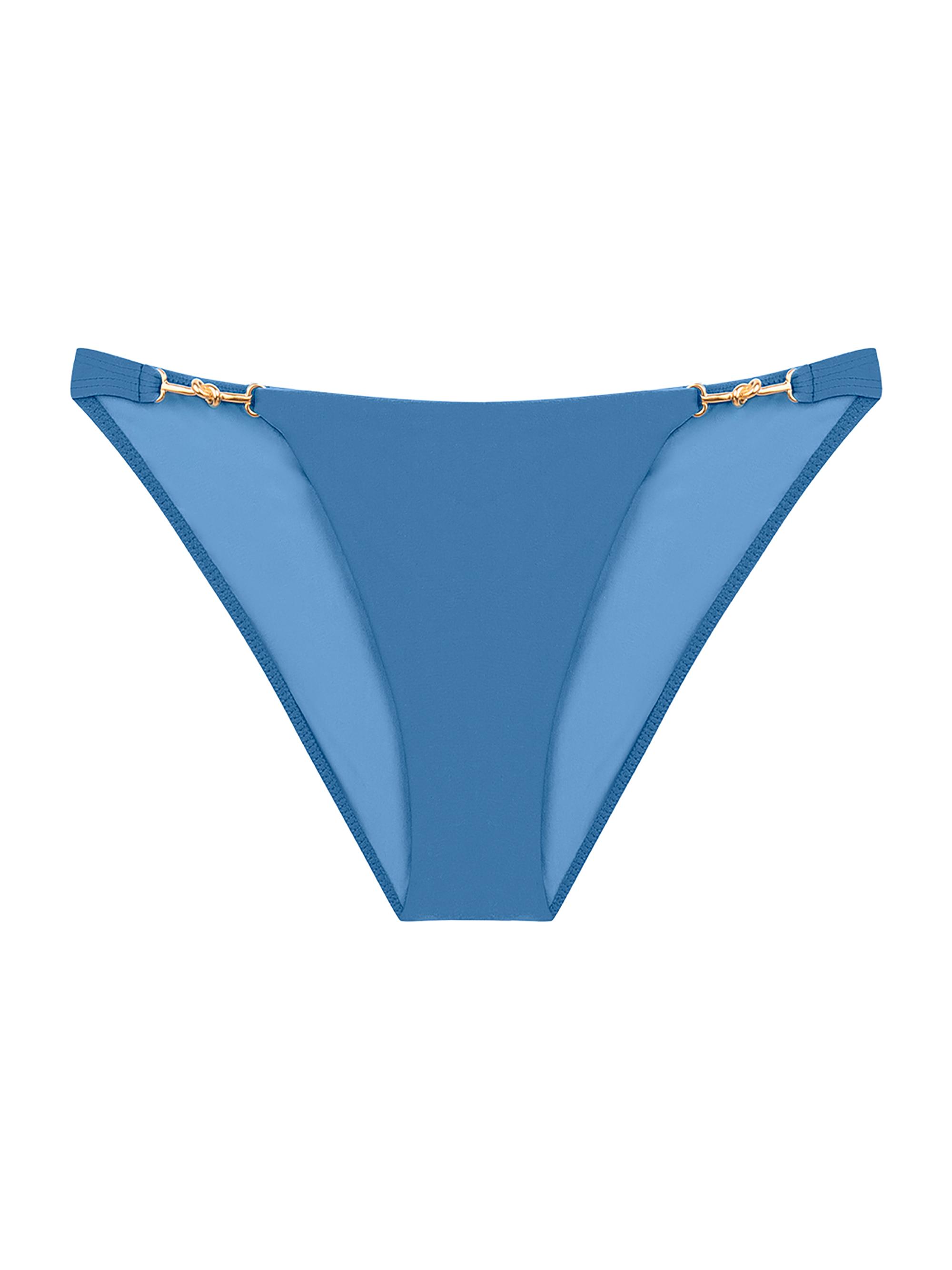 ViX by Paula Hermanny Women's Cora Low-Rise Bikini Bottom - Light Blue