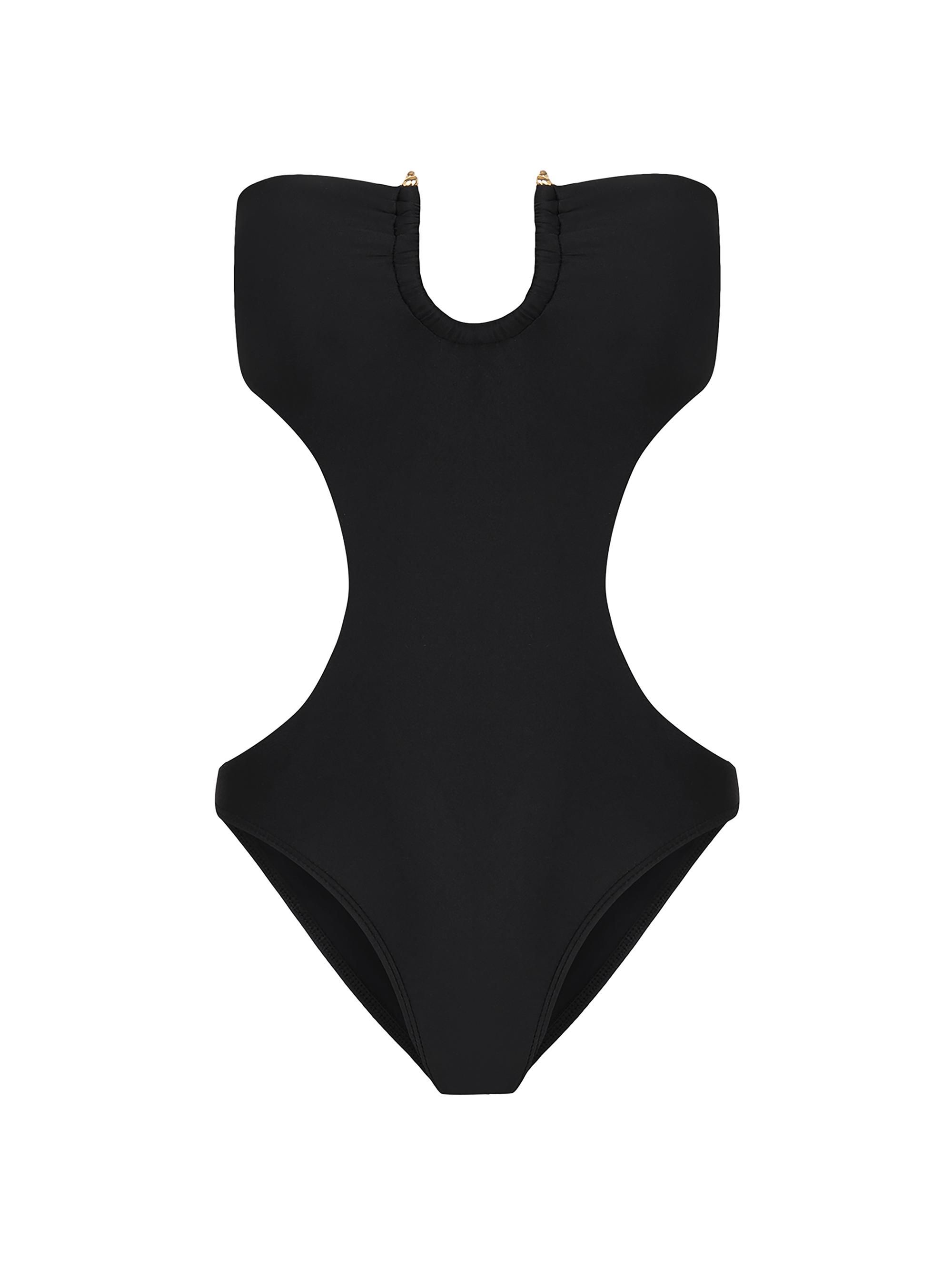 ViX by Paula Hermanny Women's Cora U-Insert One-Piece Swimsuit - Black