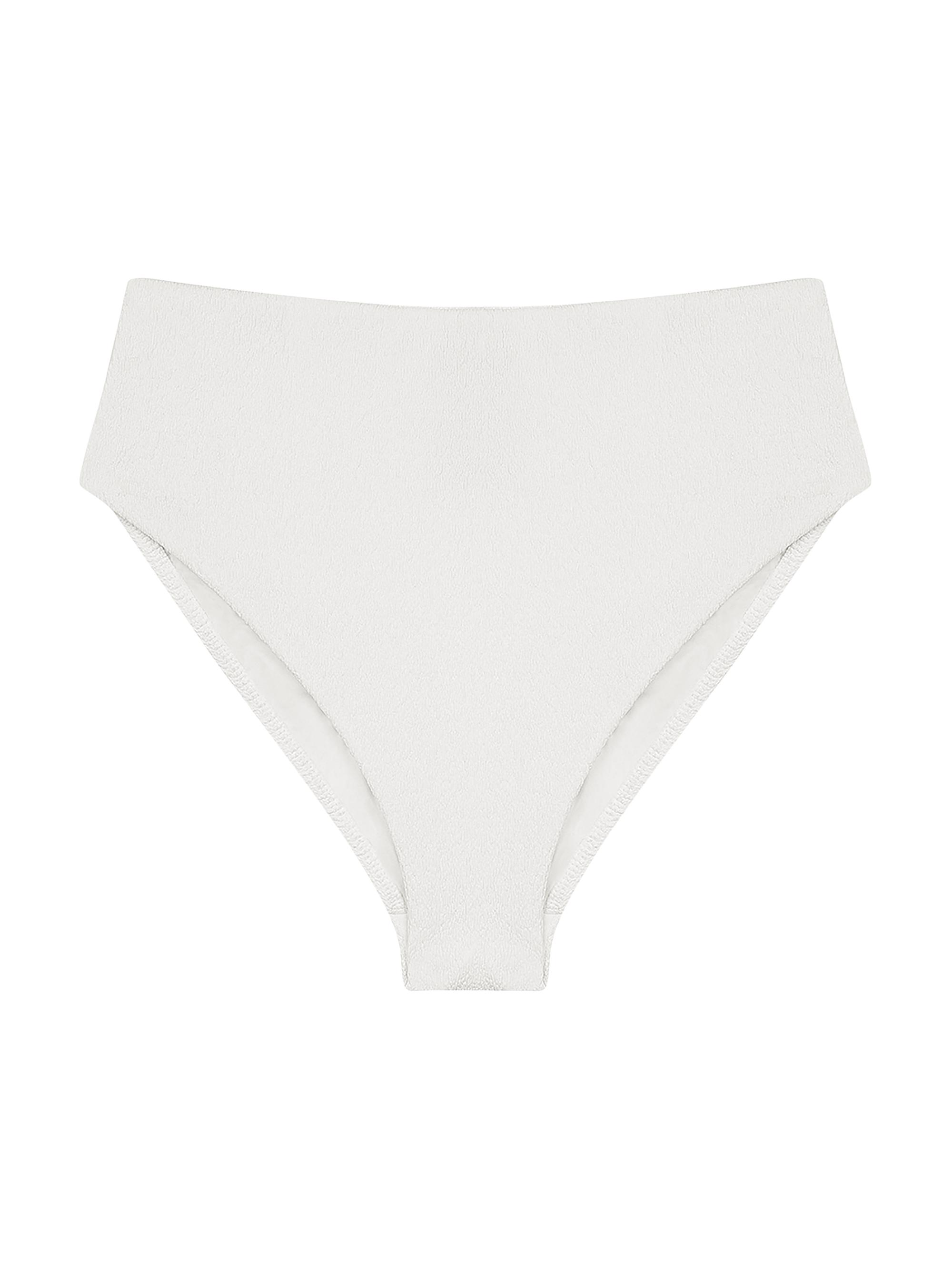 ViX by Paula Hermanny Women's Firenze Bela High-Waisted Bikini Bottom - White