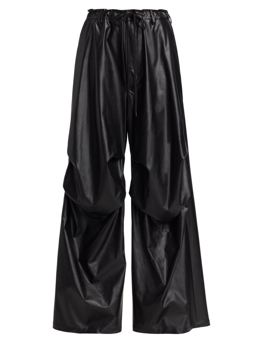 MM6 Maison Margiela Faux Leather Parachute Pants | Saks