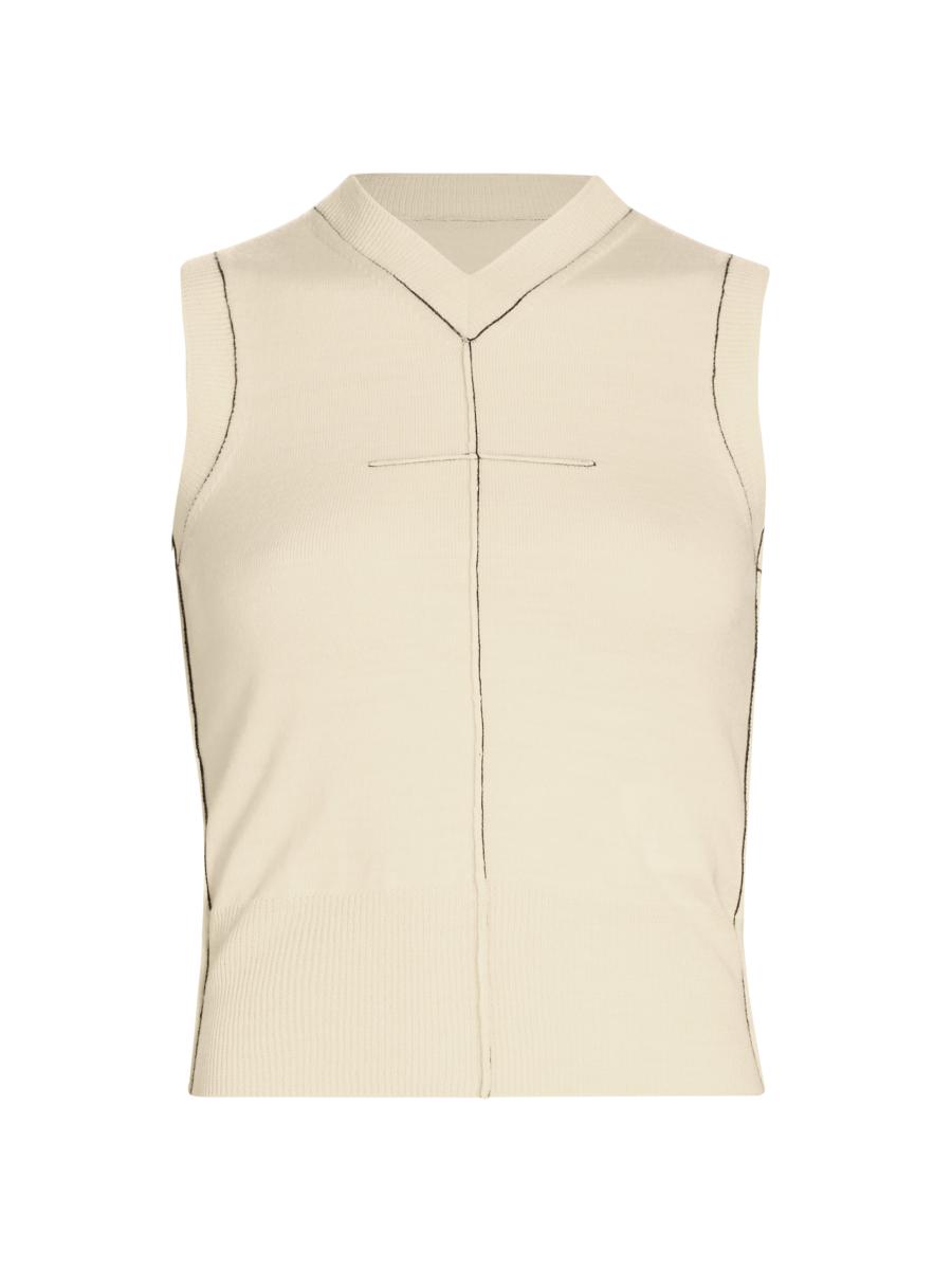 ベスト・ジレ Mm6 Maison Margiela Single-Breasted Vest Mm6 Maison Margiela Single-Breasted Vest (MM6 Maison