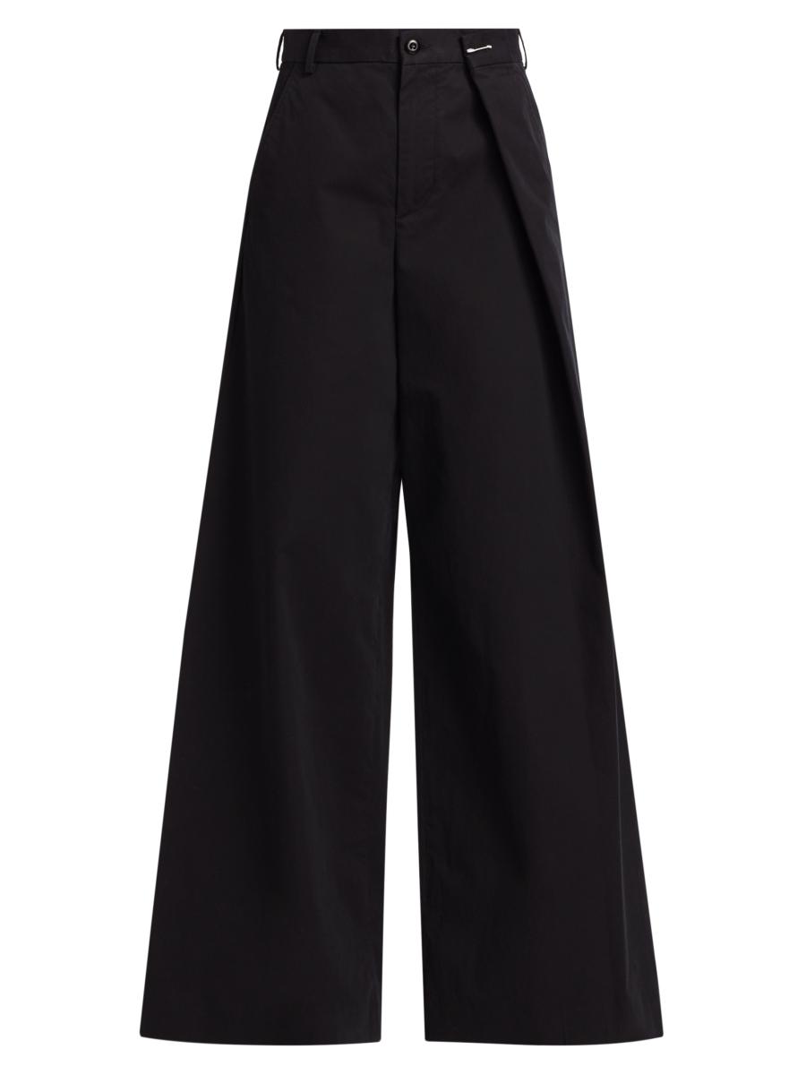 MM6 Maison Margiela★素敵！Cotton Gabardine Wide-Leg Pants MM6 Maison Margiela Gabardine Wide-Leg Pants | Saks Fifth Avenue