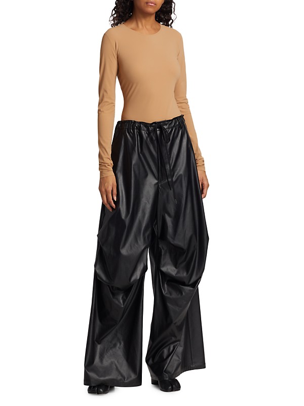 Shop MM6 Maison Margiela Jersey Long-Sleeve Bodysuit | Saks Shop MM6 Maison Margiela Jersey Long-Sleeve Bodysuit | Saks
