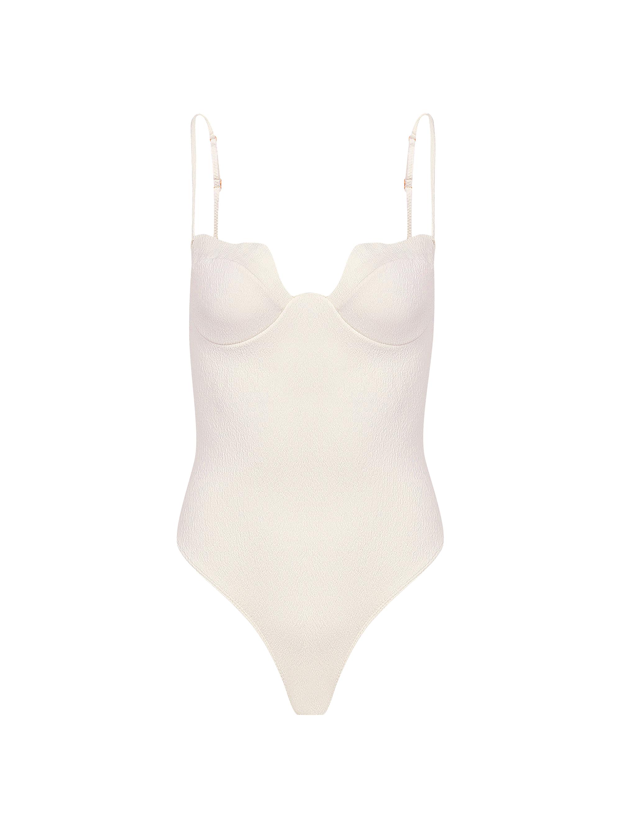ViX by Paula Hermanny Women's Firenze Lou One-Piece Swimsuit - White