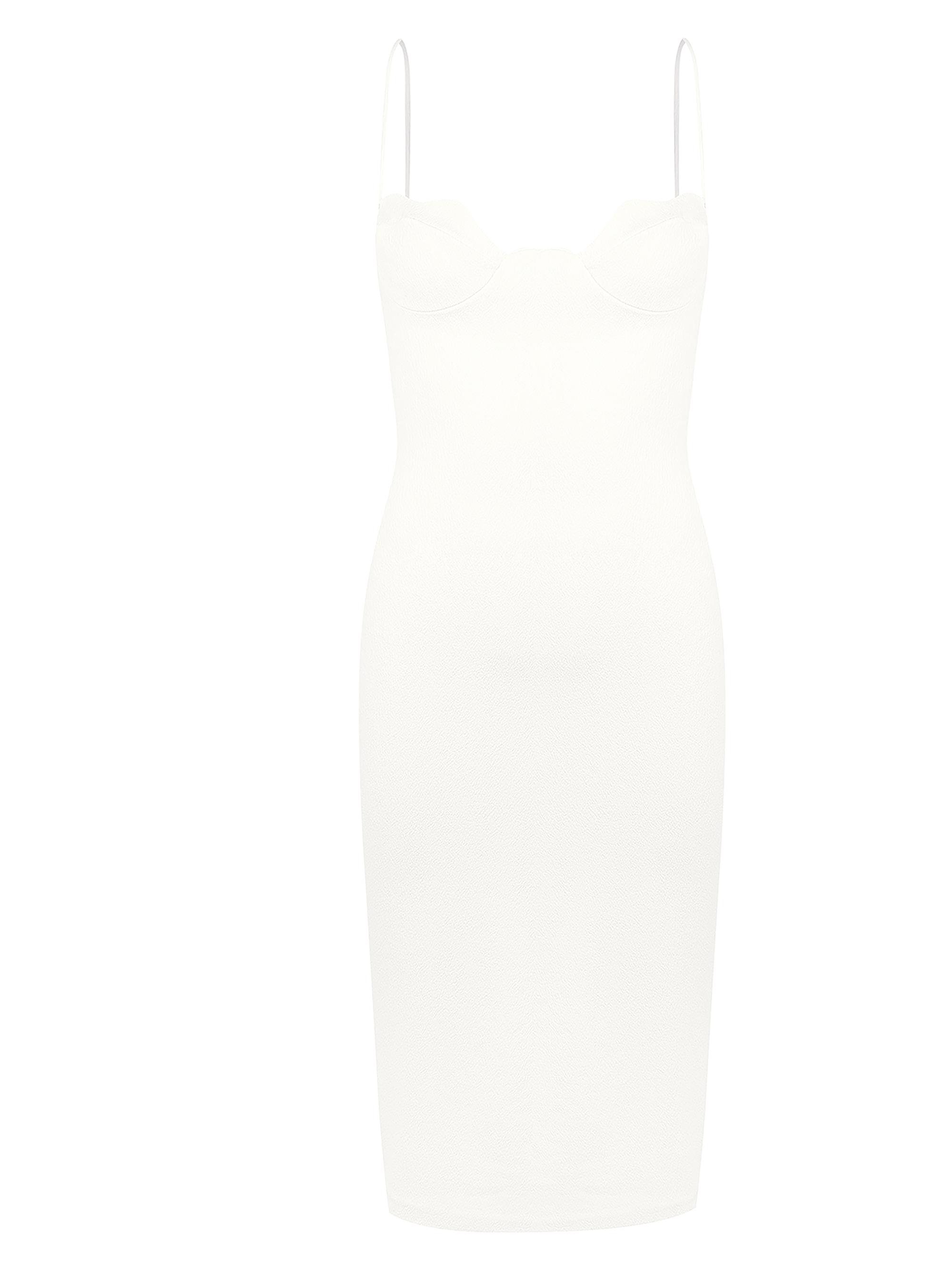 ViX by Paula Hermanny Women's Firenze Lou Body-Con Midi-Dress - Off White