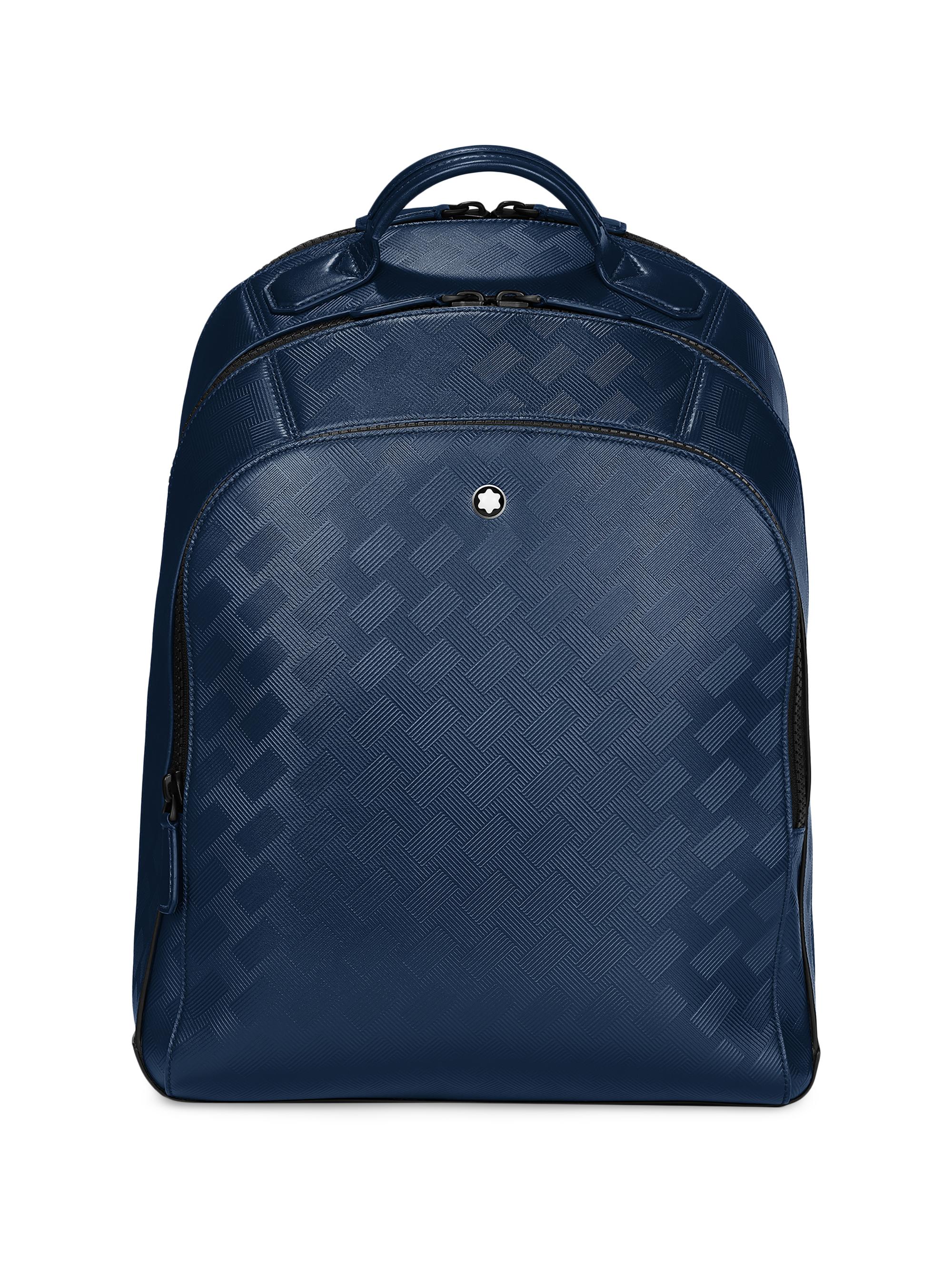 Montblanc Men's Extreme 3.0 Medium Leather Backpack - Ink Blue