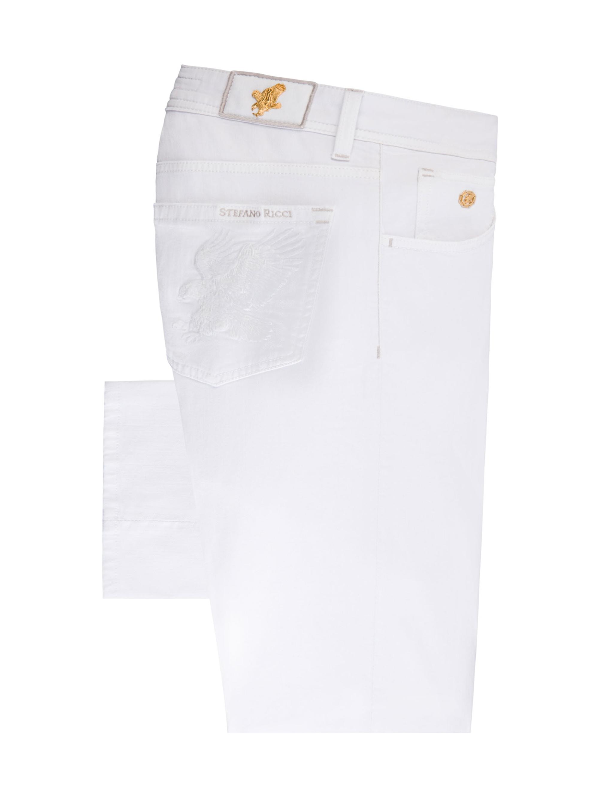 Stefano Ricci Men's Sport Jeans - White