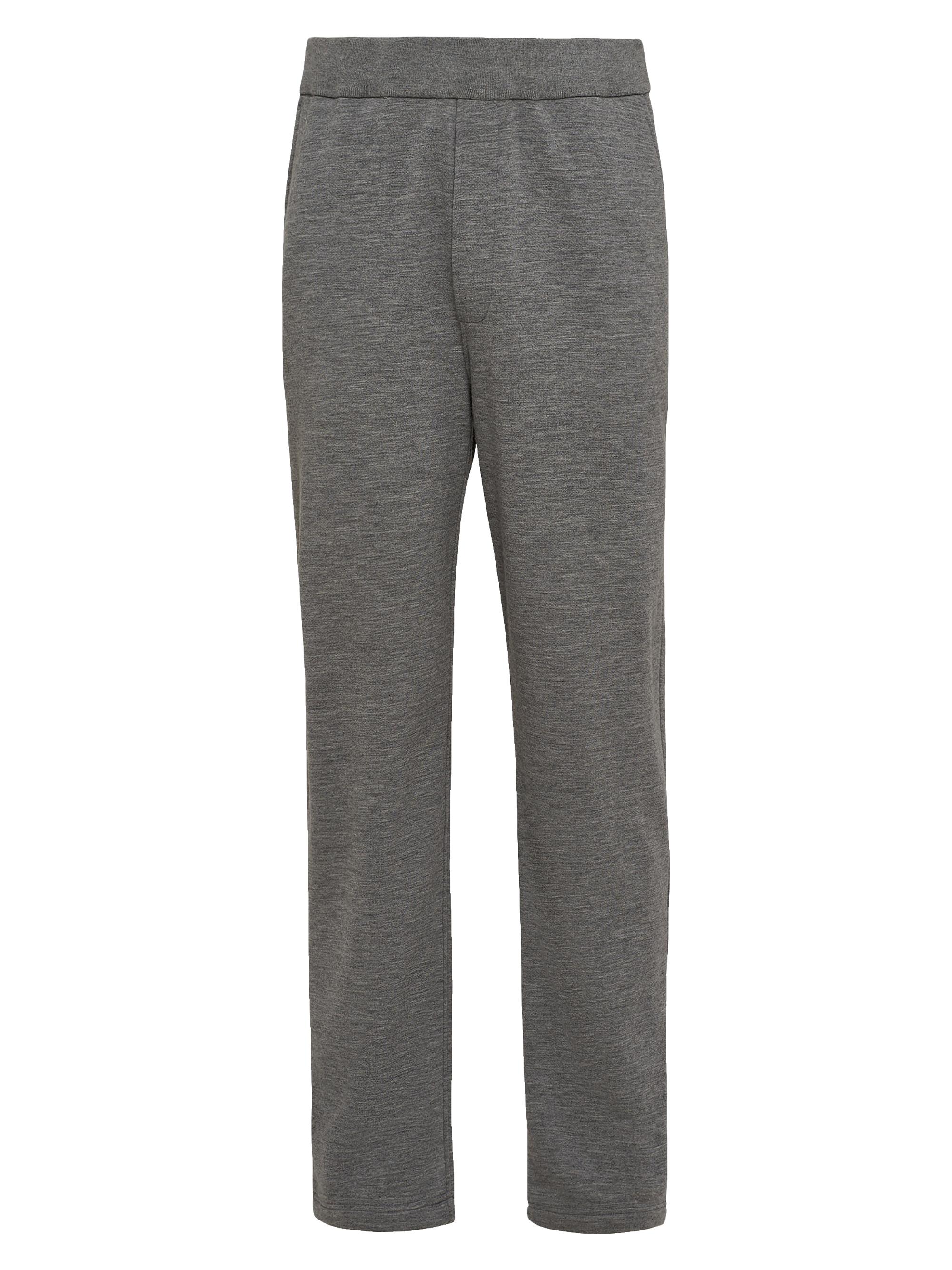 Prada Men's Cotton Fleece Pants - Grey