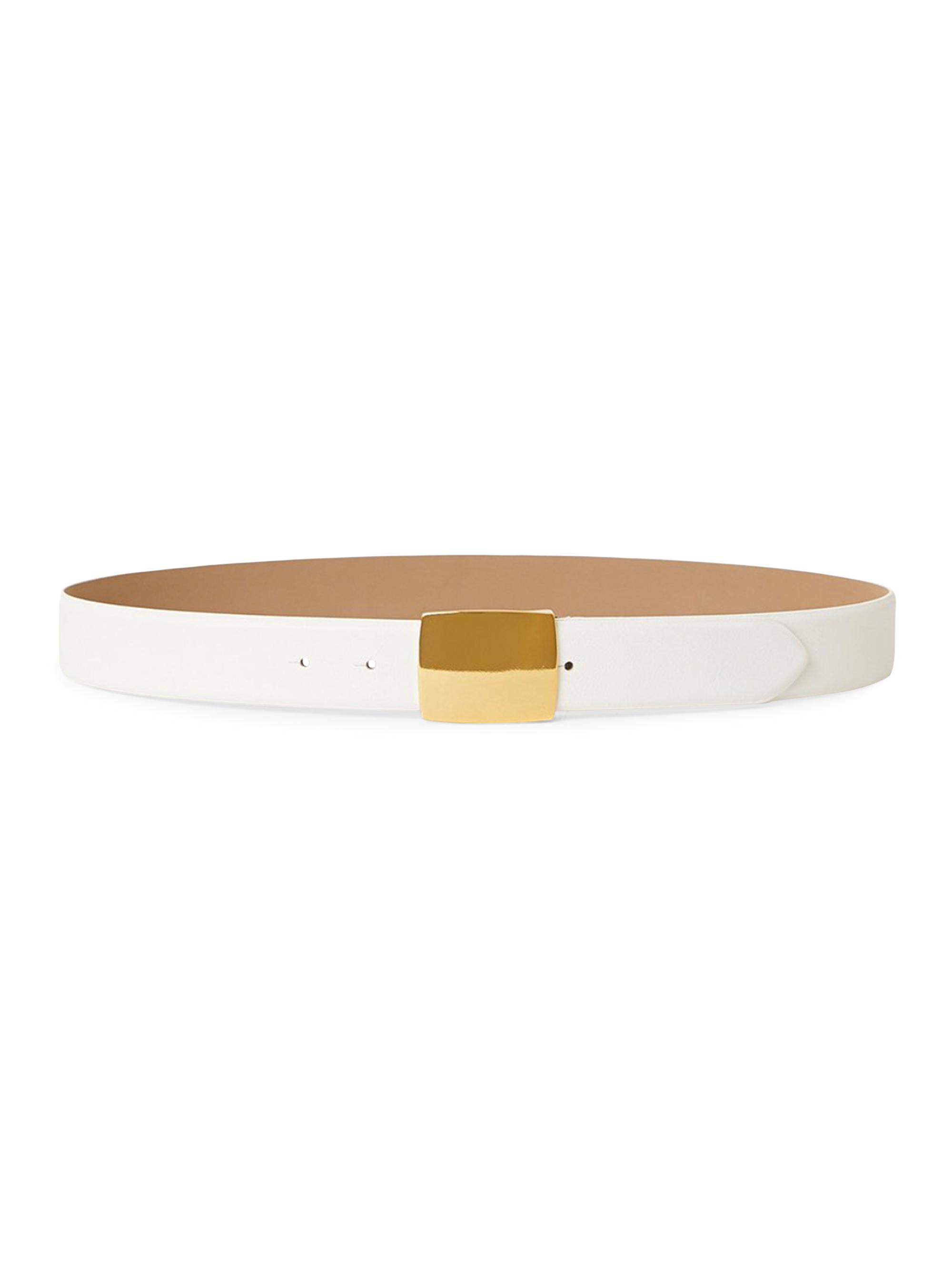 B-Low The Belt Women's Bonnie Leather Belt - White Gold