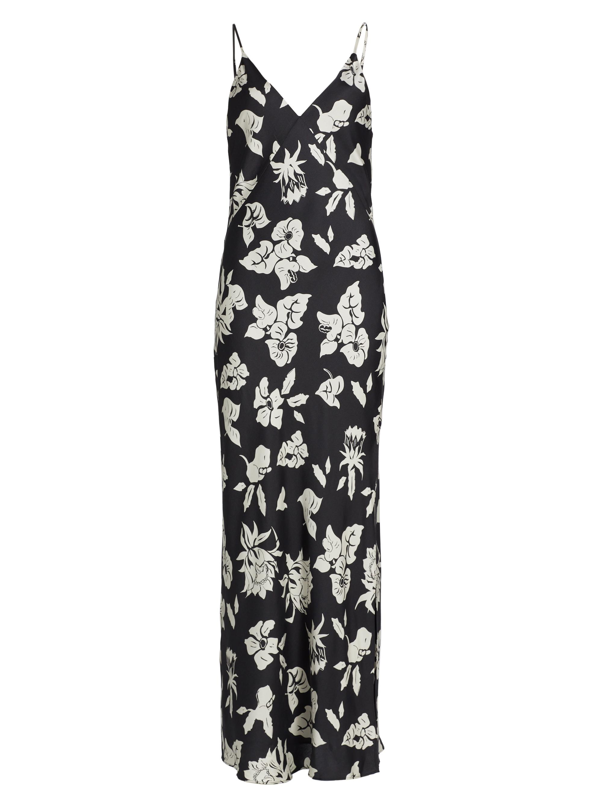 rag & bone Women's Larissa Floral Silk-Blend Maxi Dress - Black Floral