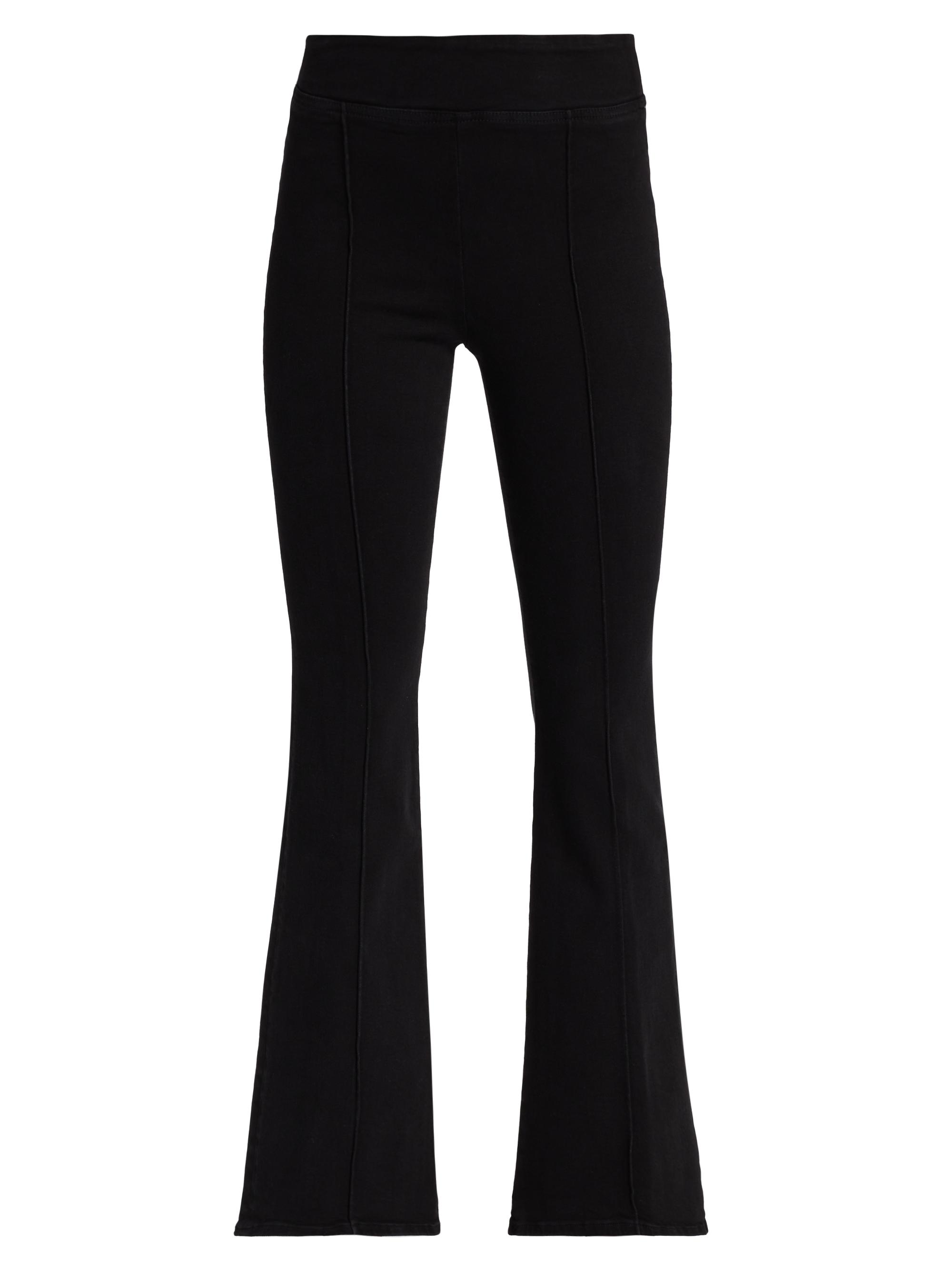 Frame Women's The Jetset Flare Pintuck Jeans - Sheen Noir