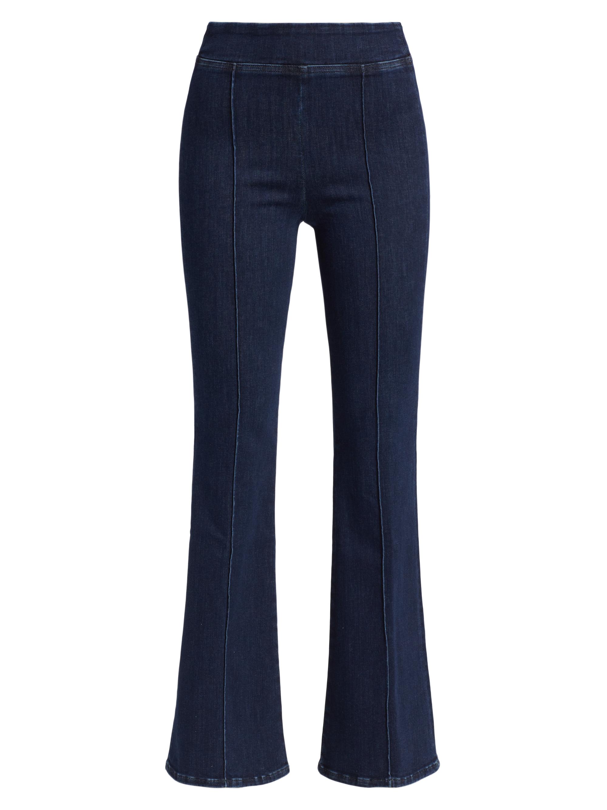 Frame Jetset Flared Pintuck Jeans | Saks Fifth Avenue