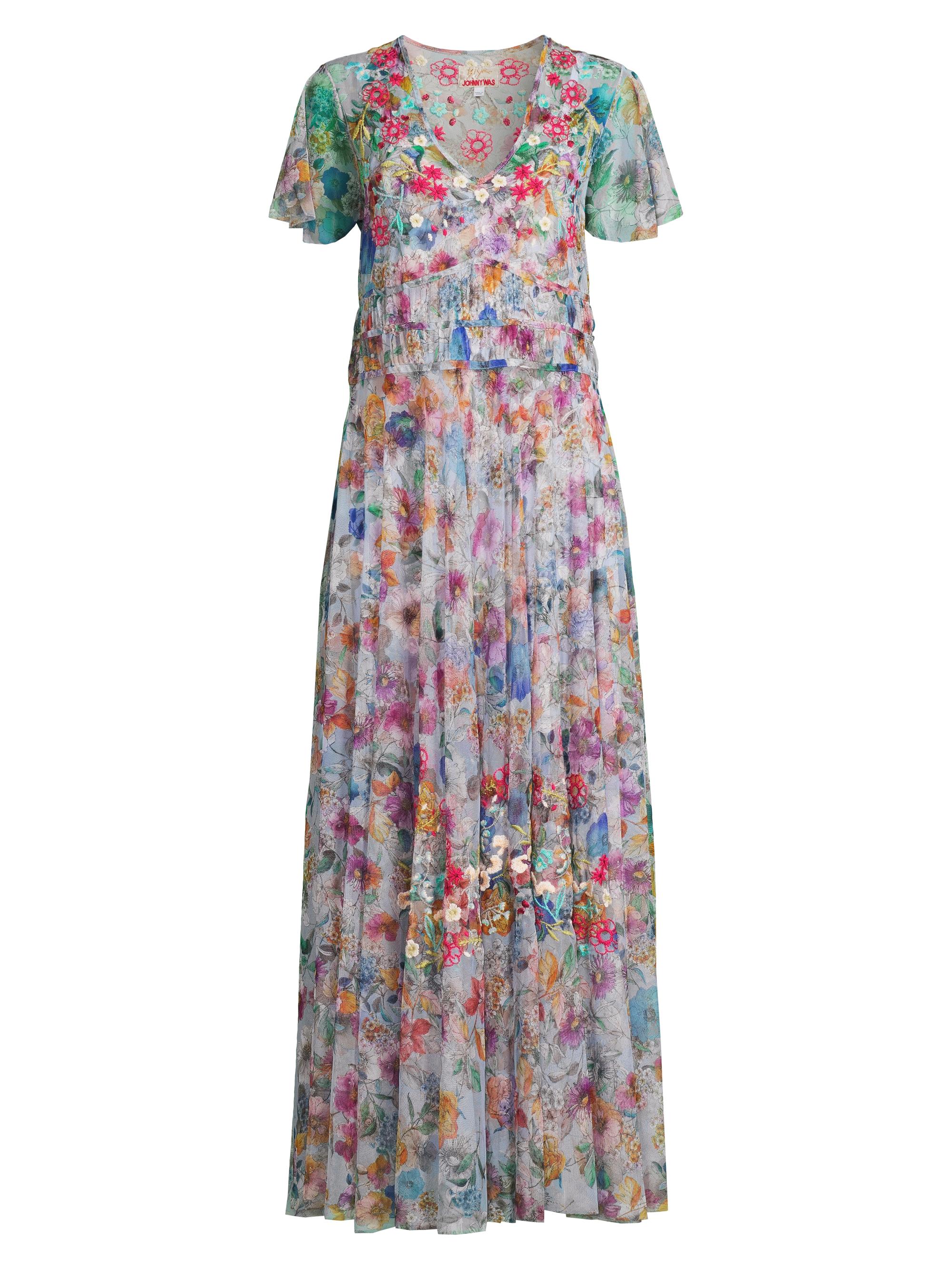 Johnny Was Women's Winx Mesh Maxi Dress