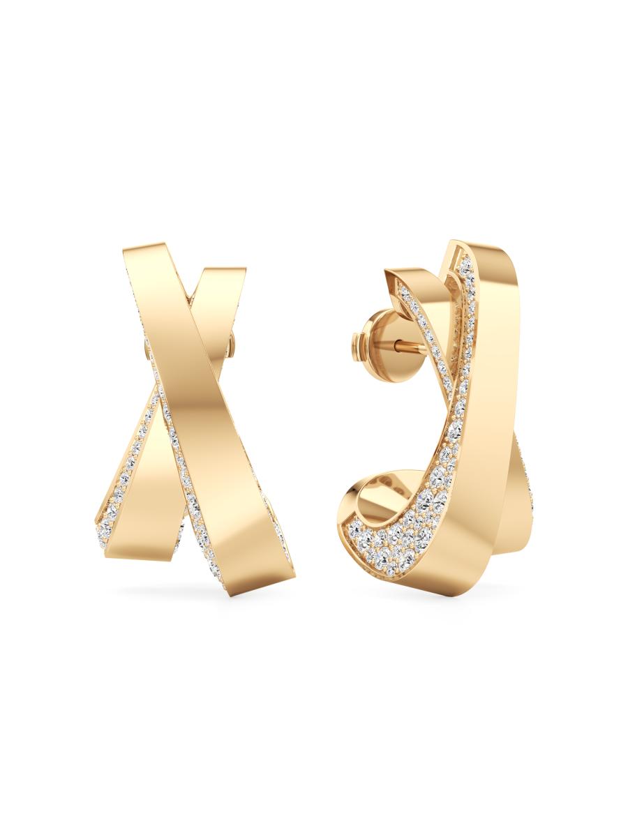 Unsaid Women's Infinite 18k Yellow Gold & 1.99 Tcw Lab-grown Diamond Stud Earrings