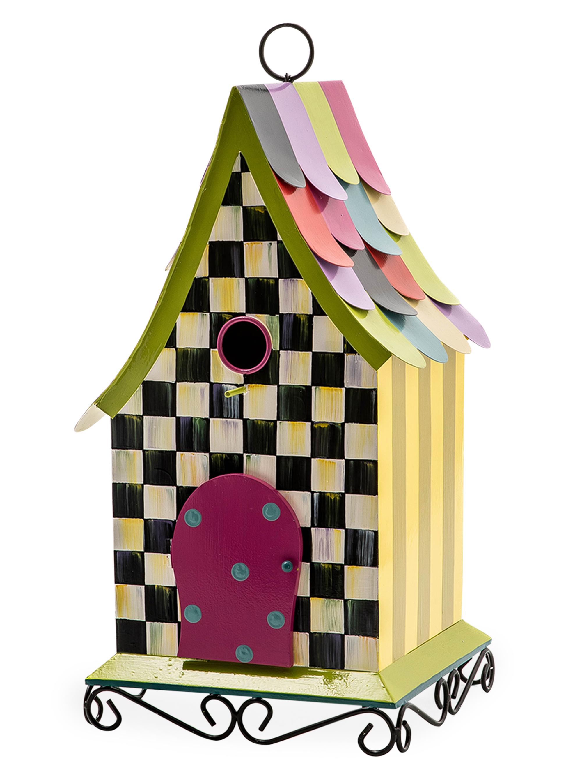 MacKenzie-Childs Courtly Cottage Birdhouse