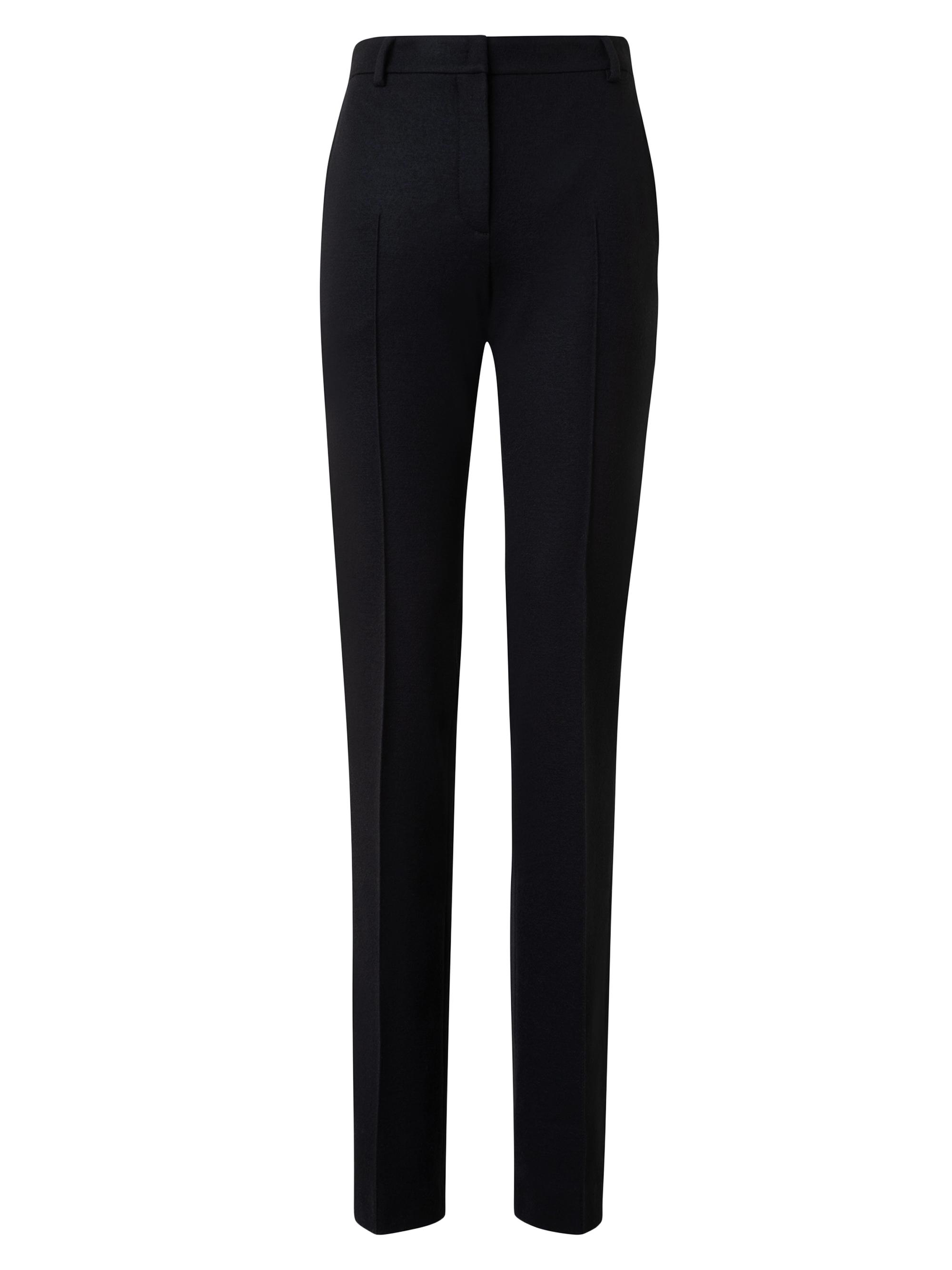 Akris punto Women's Mikko Wool Jersey Slim Pants - Black