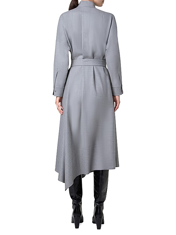 Shop Akris punto Wool Asymmetric Midi-Dress | Saks Fifth Avenue Shop Akris punto Wool Asymmetric Midi-Dress | Saks Fifth Avenue