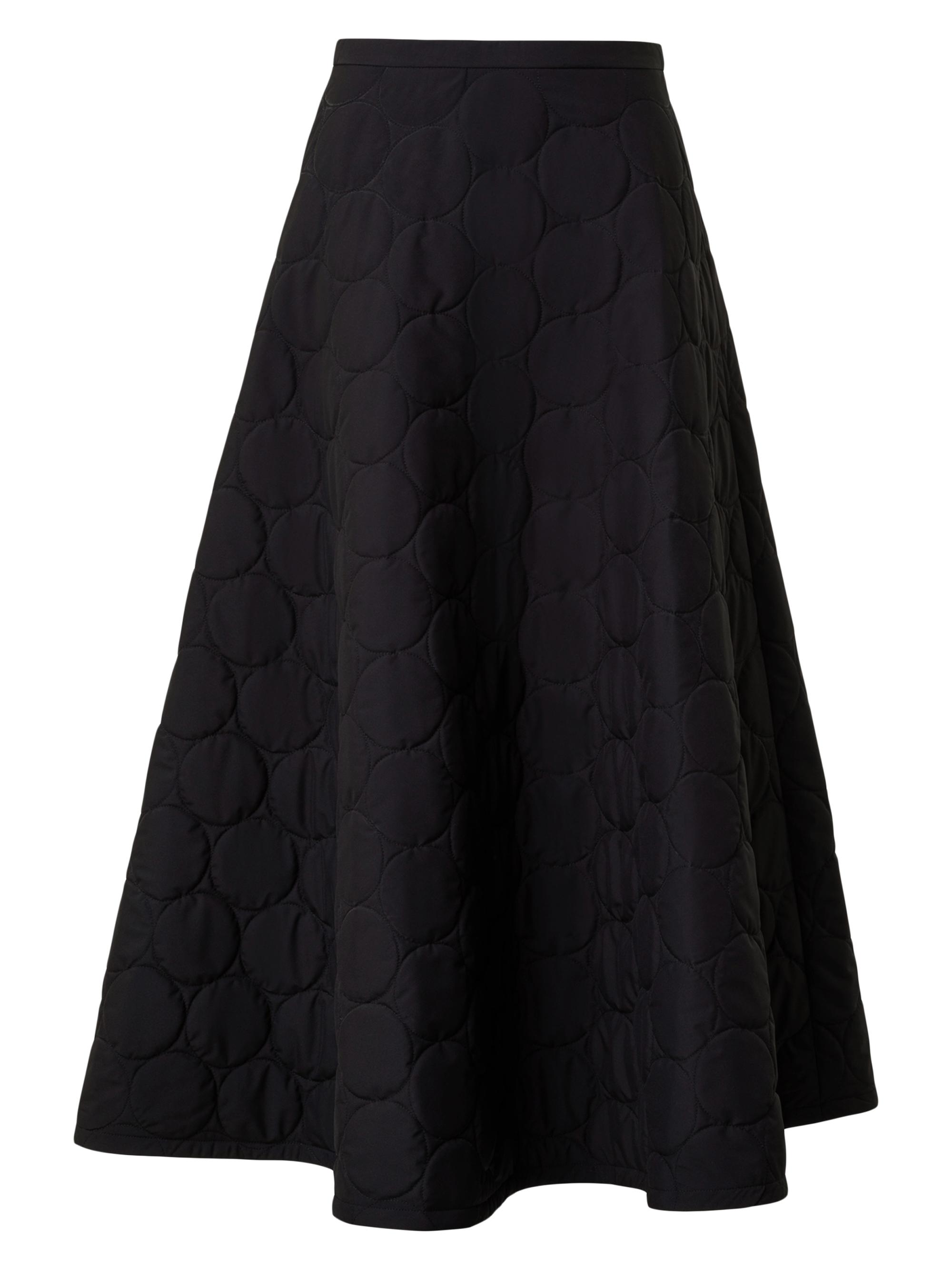 Akris punto Women's Techno-Dot Quilted Midi-Skirt - Black