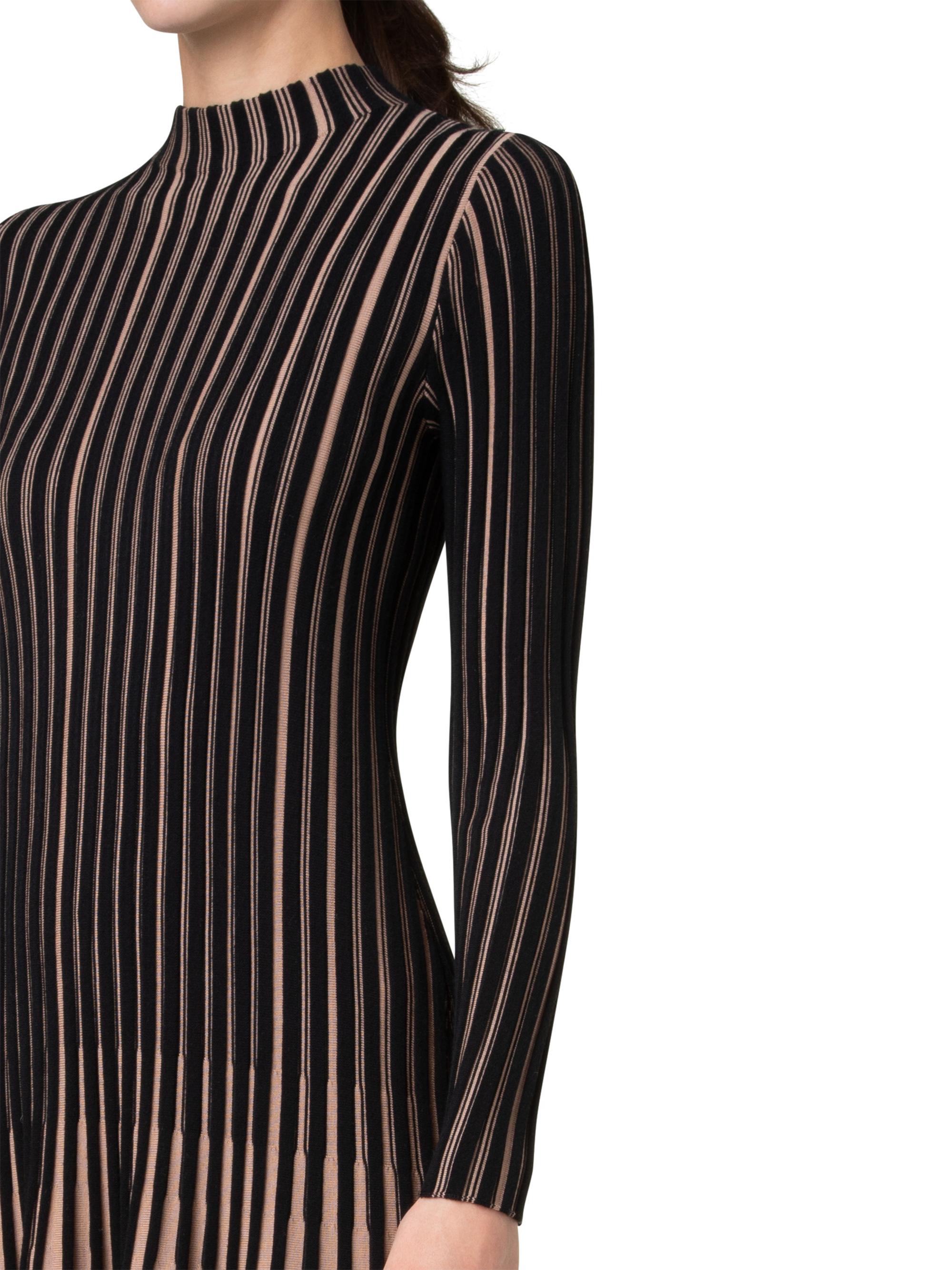 Akris punto Knit Virgin Wool Pleated Minidress | Saks Fifth Avenue