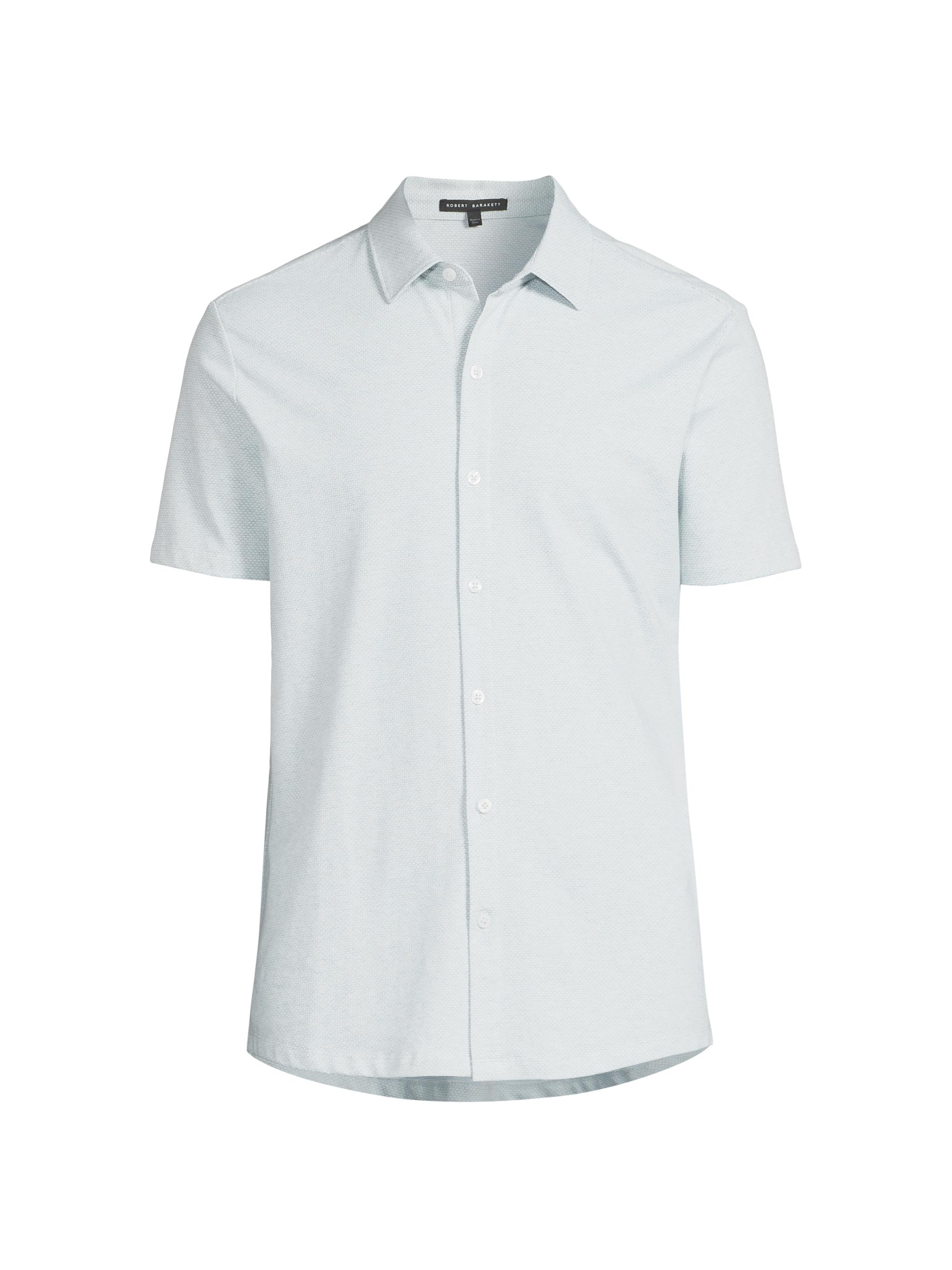 Robert Barakett Men's Keyes Knit Shirt - Teal