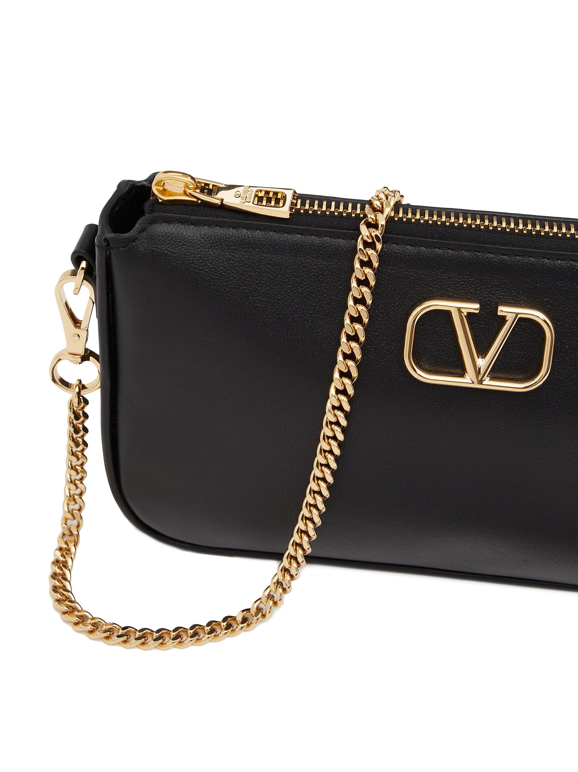 Valentino Garavani Mini VLogo Signature Calfskin Crossbody Bag