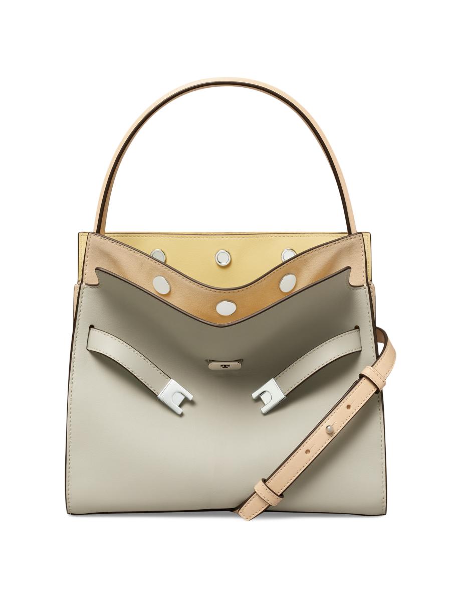 Tory Burch Small Lee Radziwill Leather Top Handle Bag | Saks