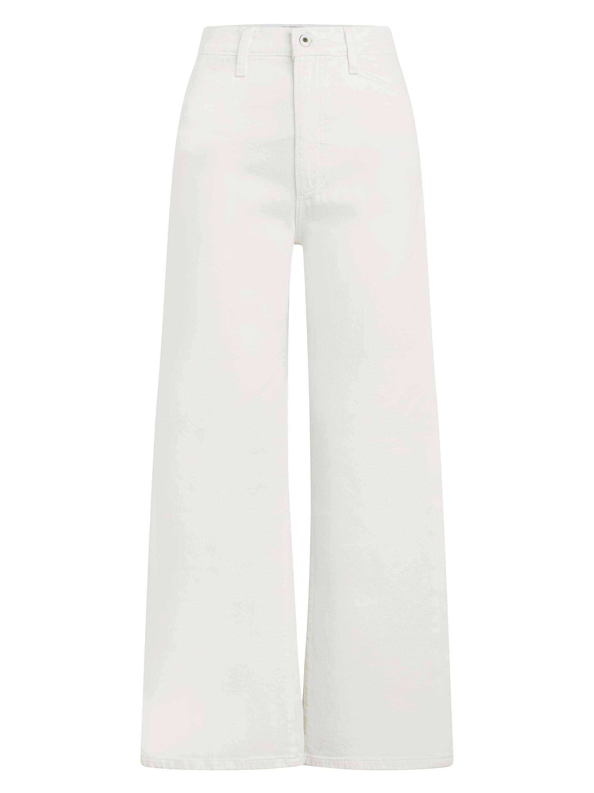 Favorite Daughter Women's The Mischa High-Rise Wide-Leg Jeans - Leche
