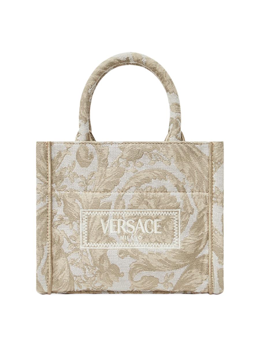 【関税＆送料込み】Versace 'Extra Small Athena' Shopping Ba Versace Extra Small Athena Top Handle Bag | Saks Fifth Avenue