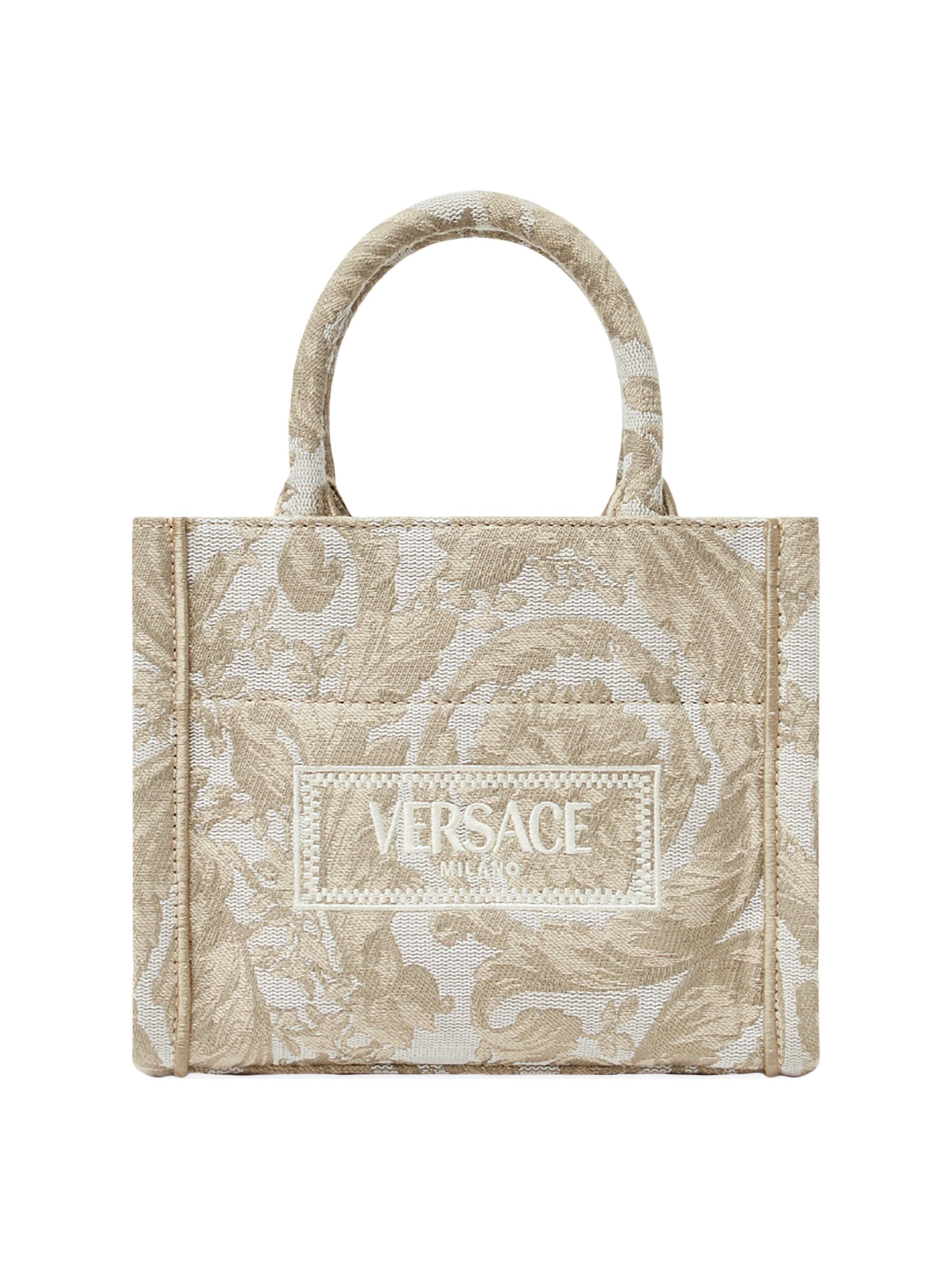 Versace Women's Extra  Athena Top Handle Bag - Beige