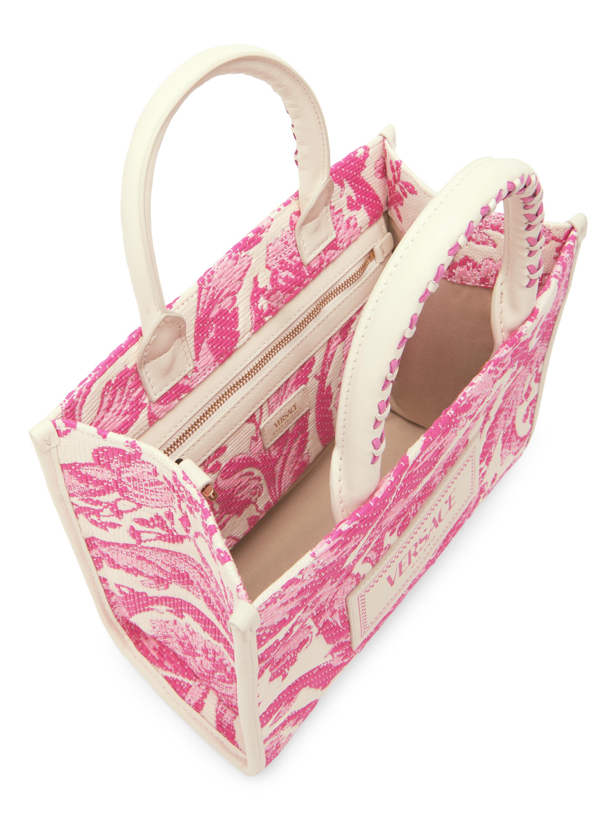 Versace Athena Barocco Raffia Tote Bag | Saks Fifth Avenue