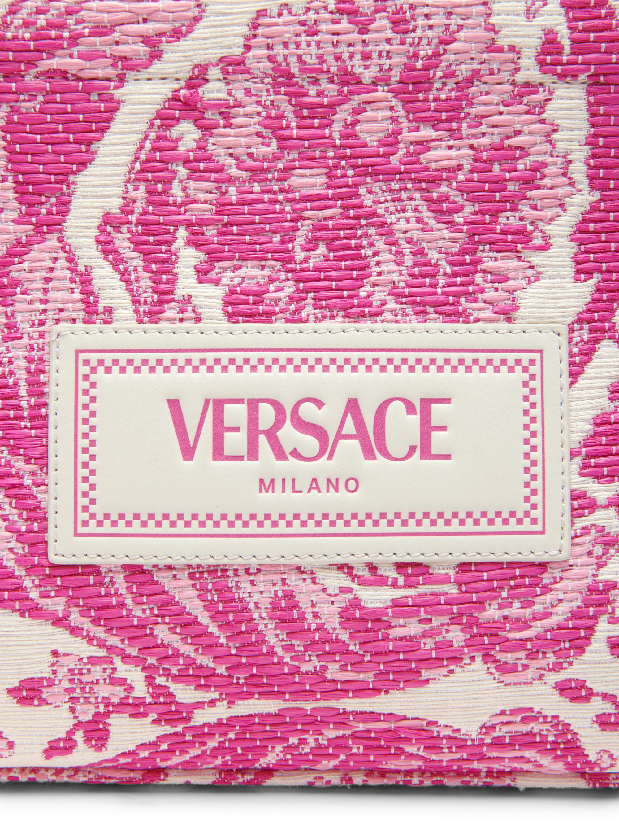 Versace Athena Barocco Raffia Tote Bag | Saks Fifth Avenue