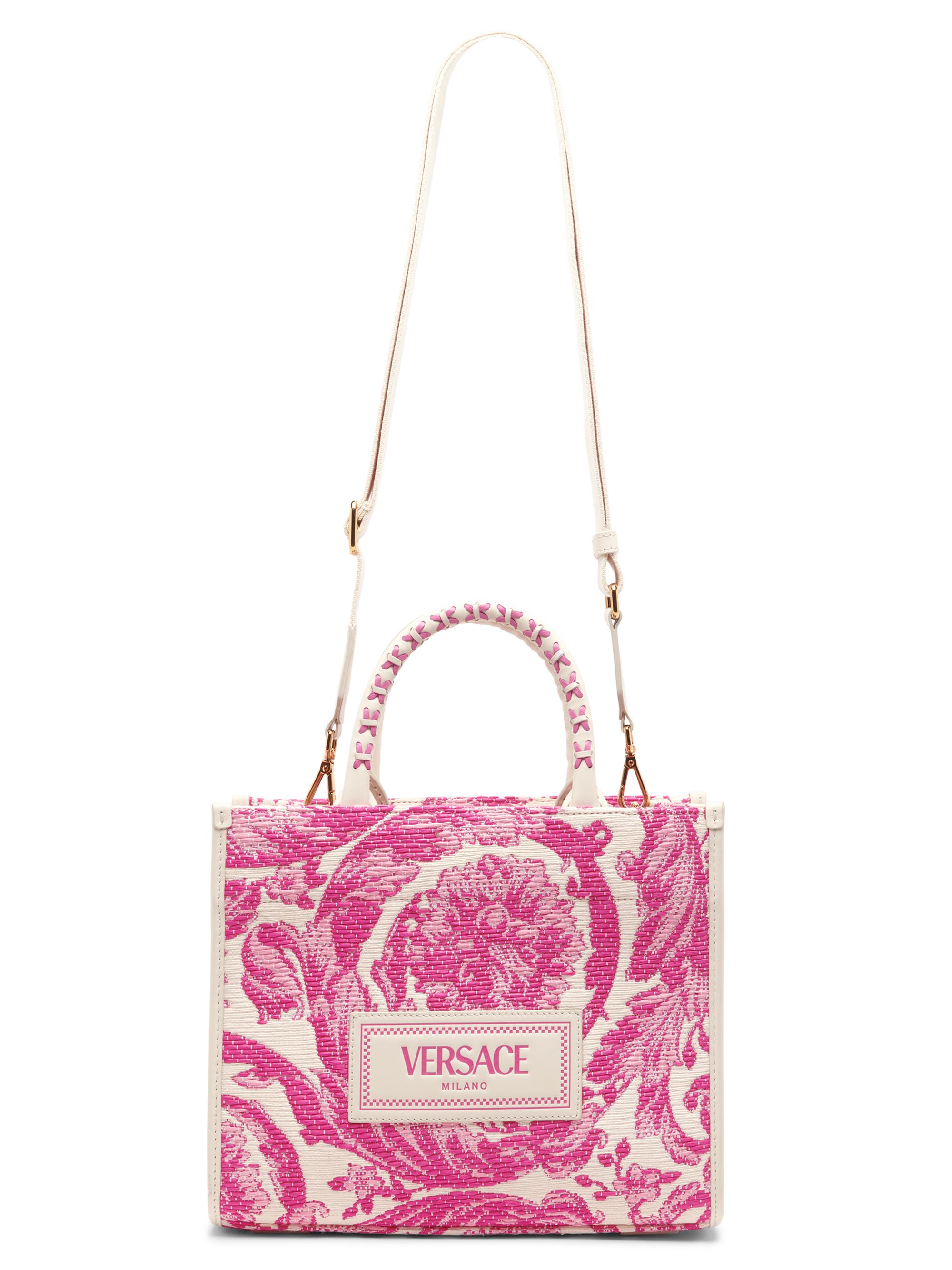 Versace Athena Barocco Raffia Tote Bag | Saks Fifth Avenue