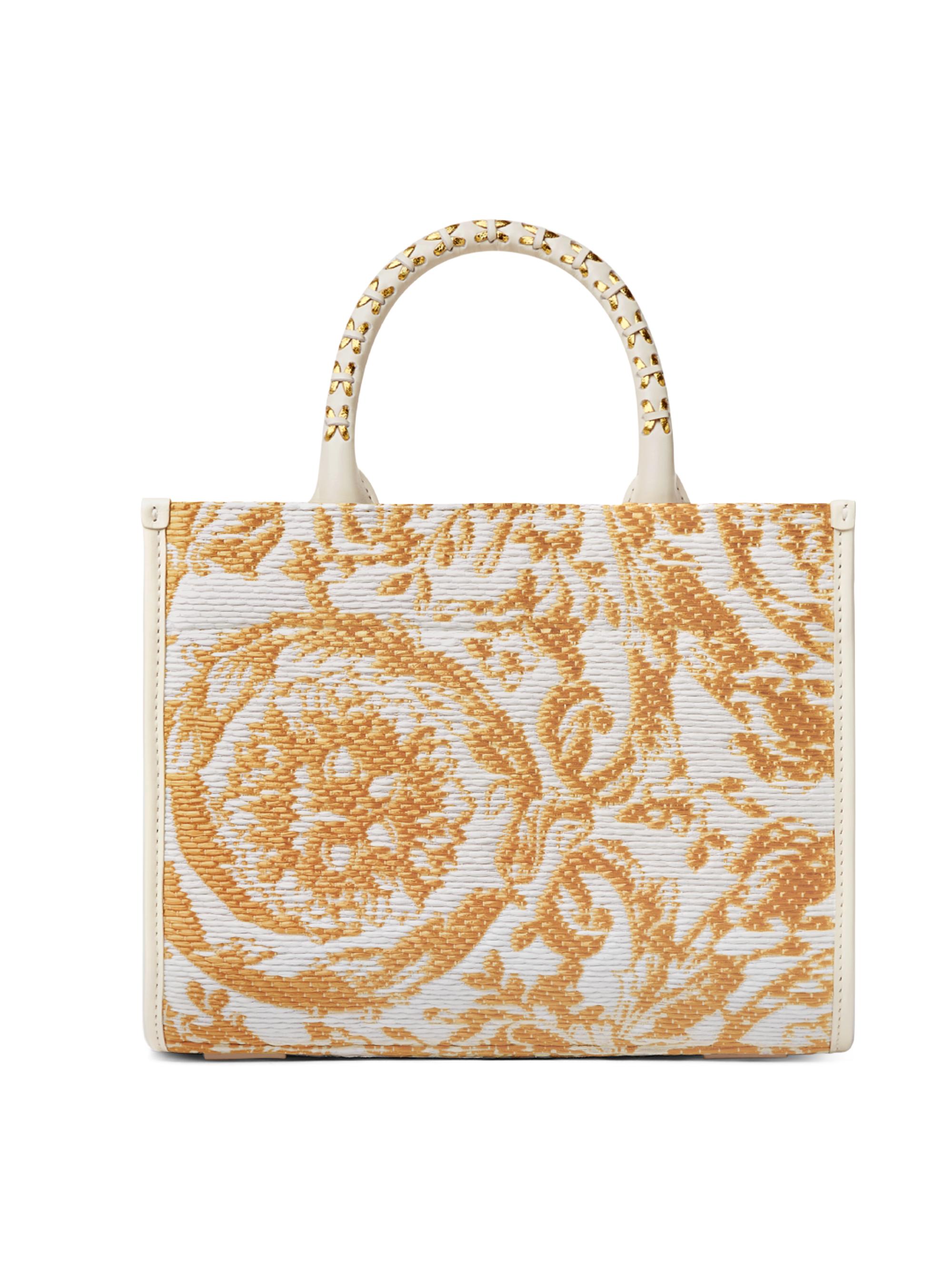 Versace Athena Barocco Raffia Tote Bag | Saks Fifth Avenue