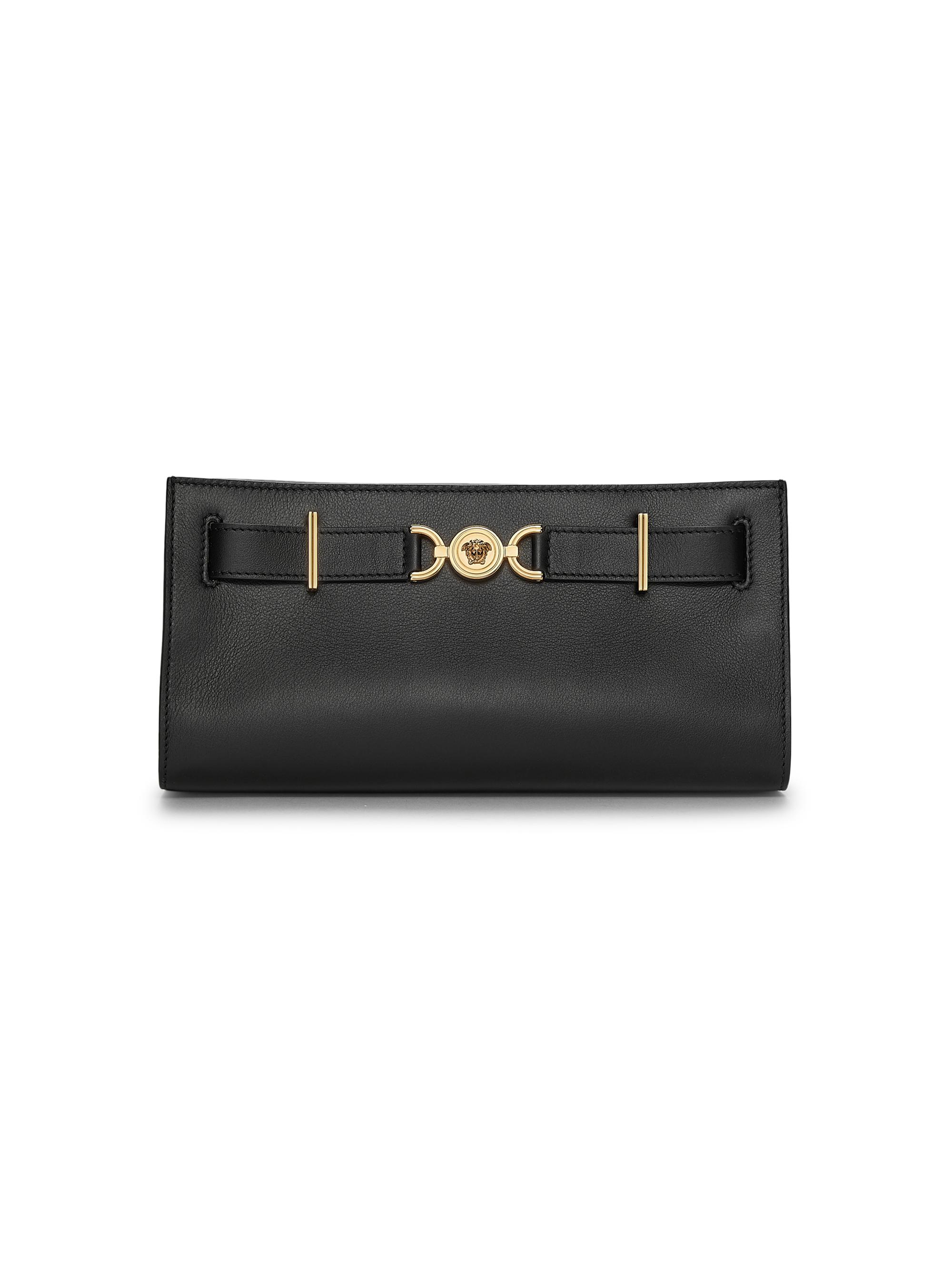 Versace Women's Medusa 95 Leather Clutch - Black