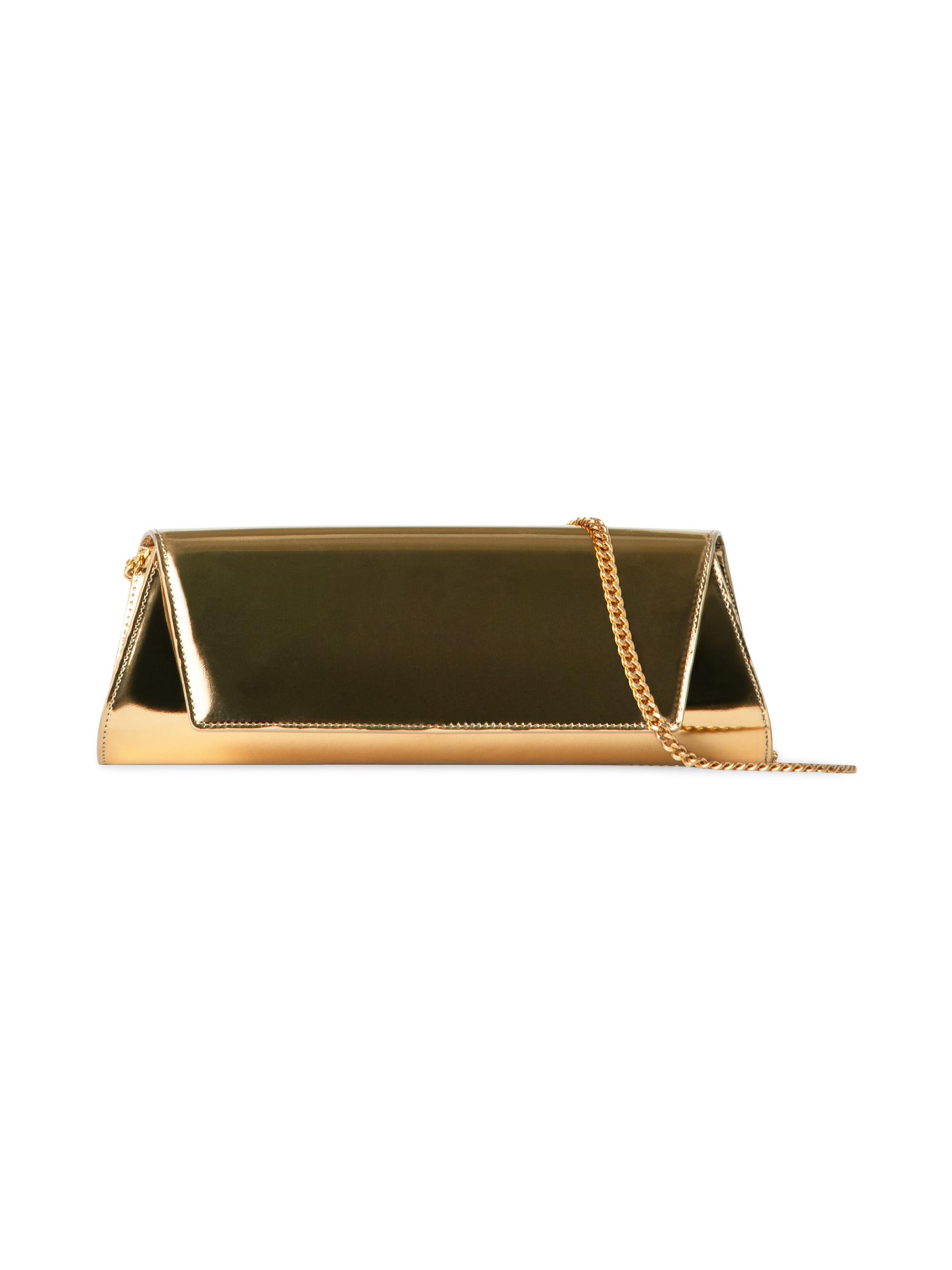 Akris Women's Small Anouk Metallic Leather Clutch - Silver Metallic | Thumbnail 11