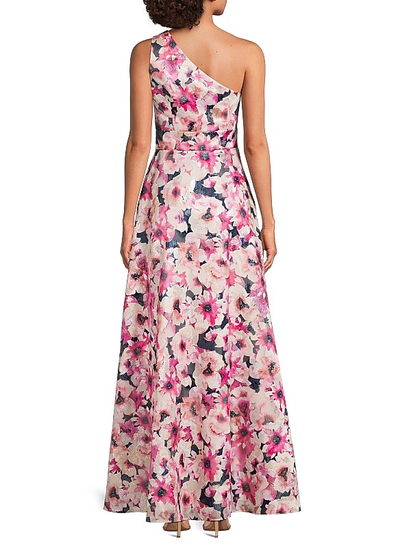 Shop Aidan Mattox Floral Jacquard Gown | Saks Fifth Avenue Shop Aidan Mattox Floral Jacquard Gown | Saks Fifth Avenue
