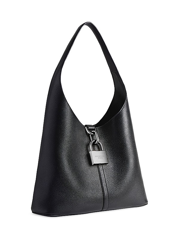 Shop Balenciaga Locker Medium North-South Hobo Bag | Saks Shop Balenciaga Locker Medium North-South Hobo Bag | Saks