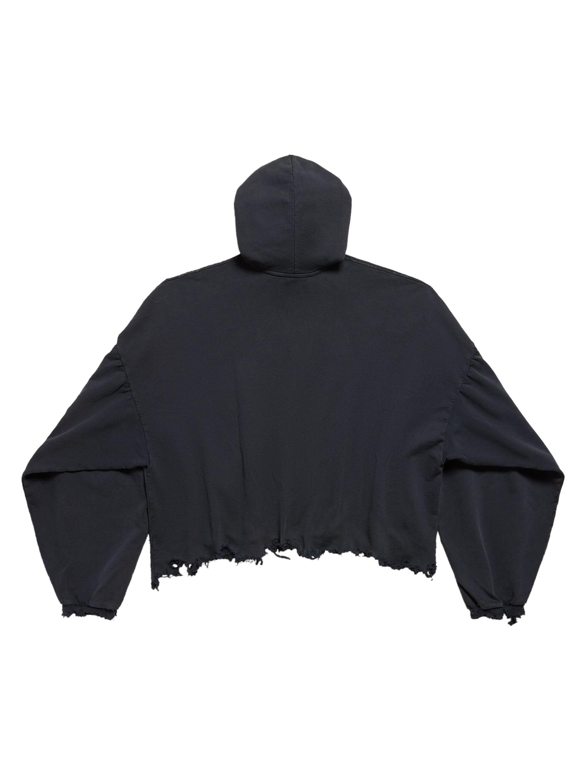 Balenciaga Unity Sports Icon Cropped Oversized Hoodie | Saks Fifth