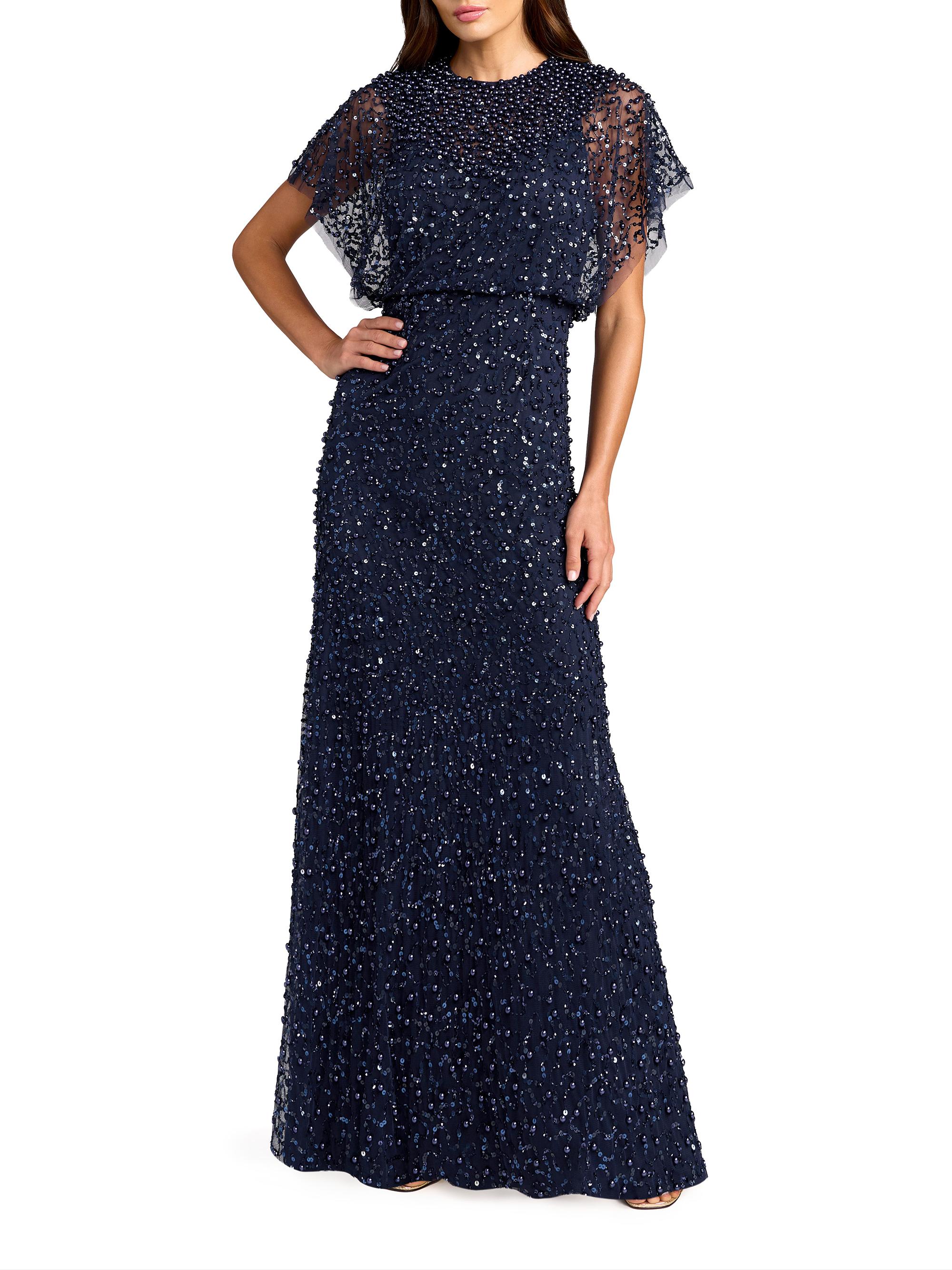 Mac Duggal Sequin Sleeveless Sheath Gown | Saks Fifth Avenue