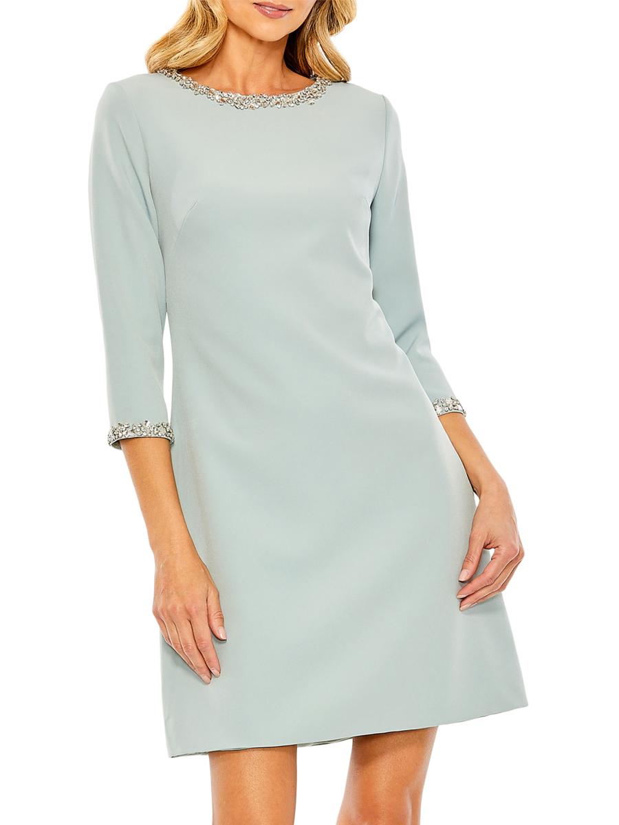 Mac Duggal Embellished A-Line Cocktail Dress | Saks Fifth Avenue