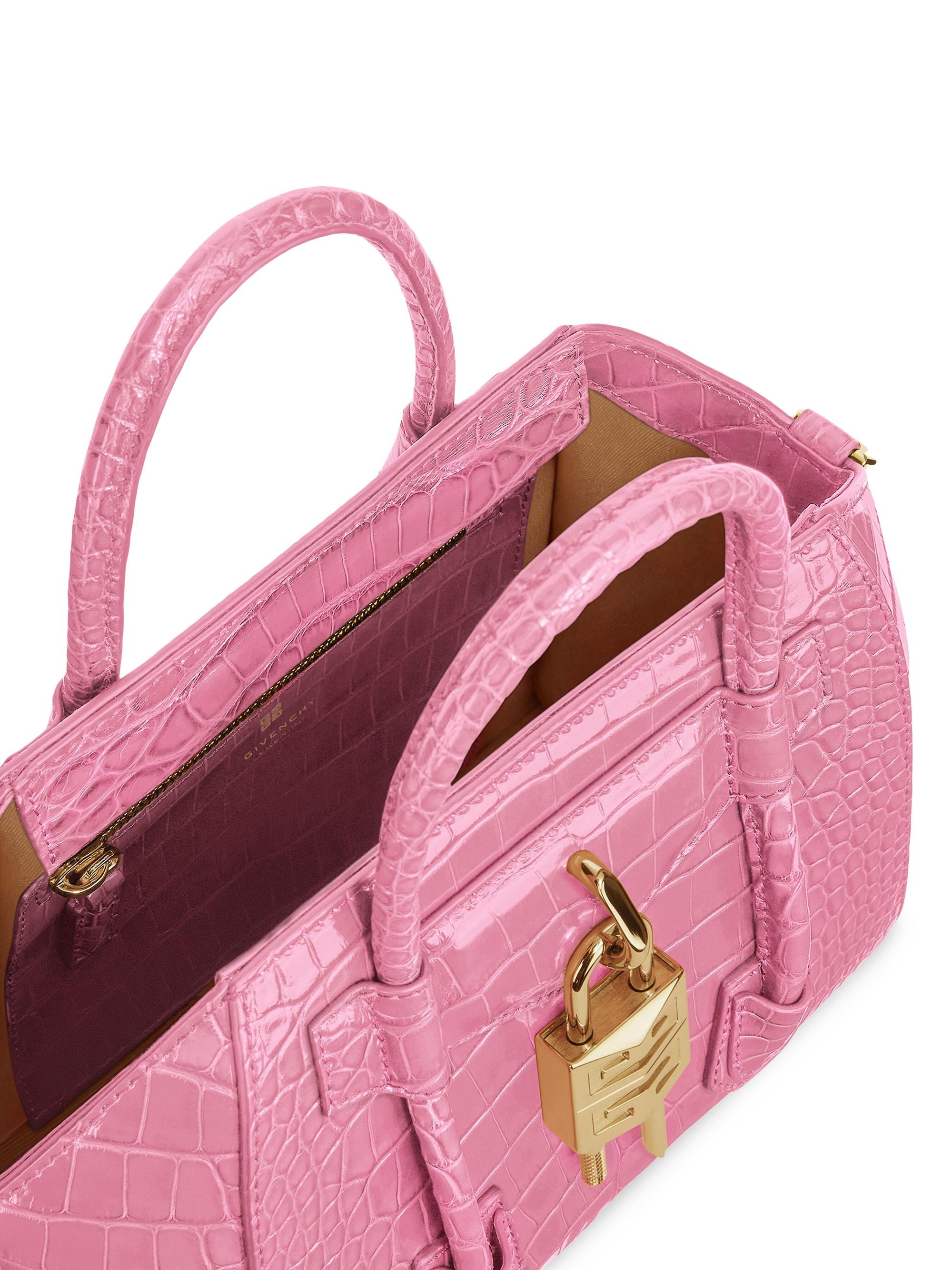 Givenchy Mini Antigona Lock Bag in Crocodile | Saks Fifth Avenue