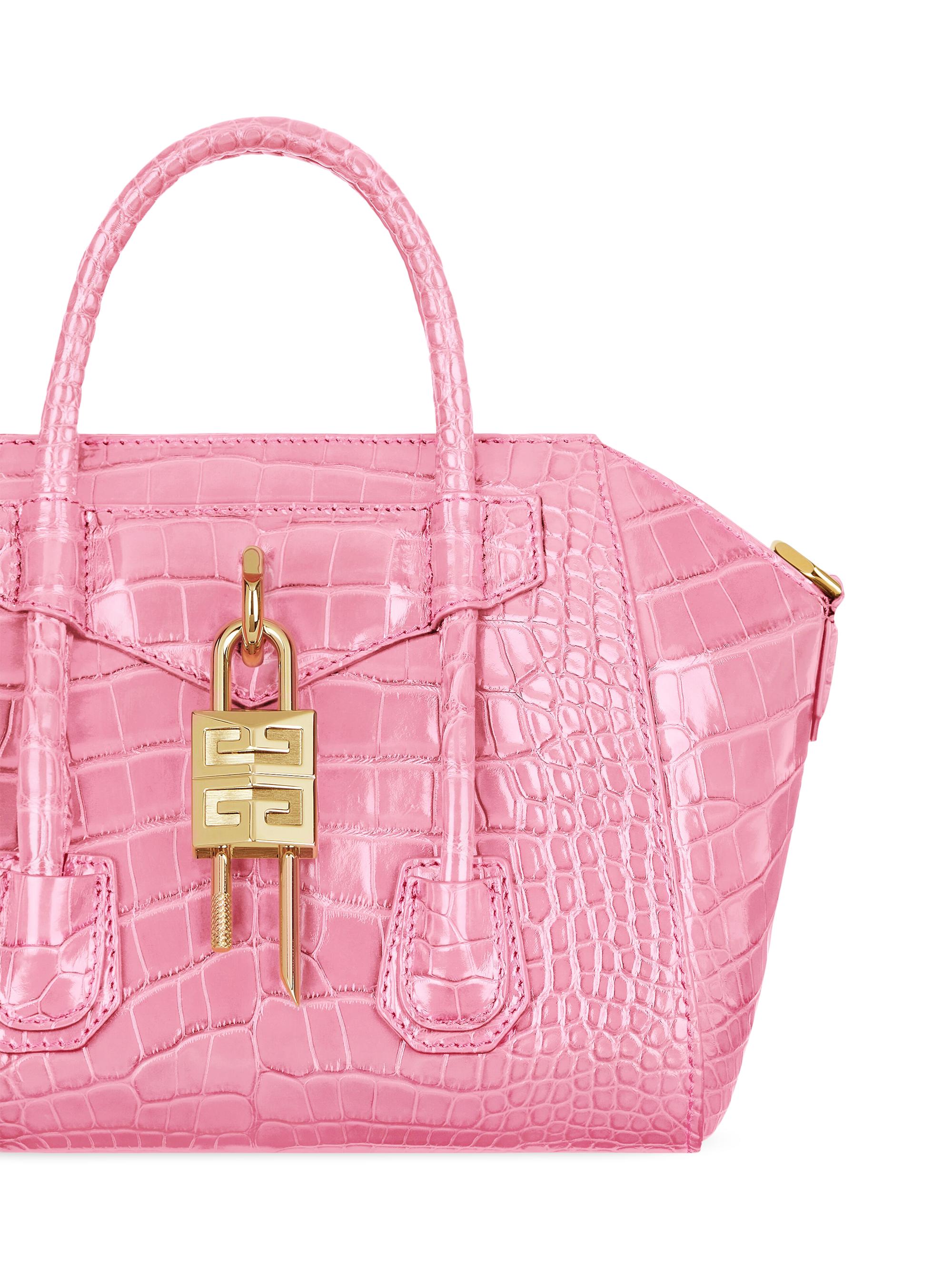 Givenchy Mini Antigona Lock Bag in Crocodile | Saks Fifth Avenue