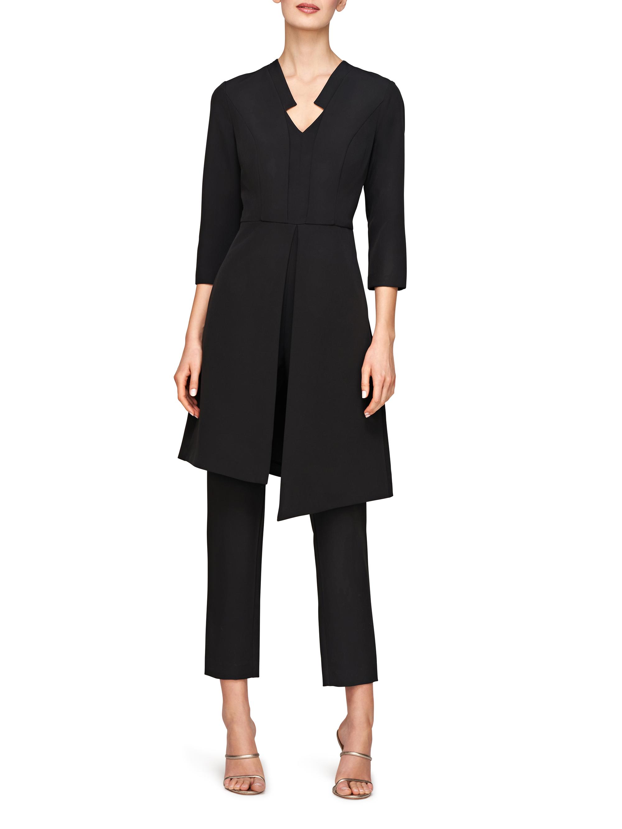 Kay Unger Colbie Notch Walk-Thru Jumpsuit | Saks Fifth Avenue