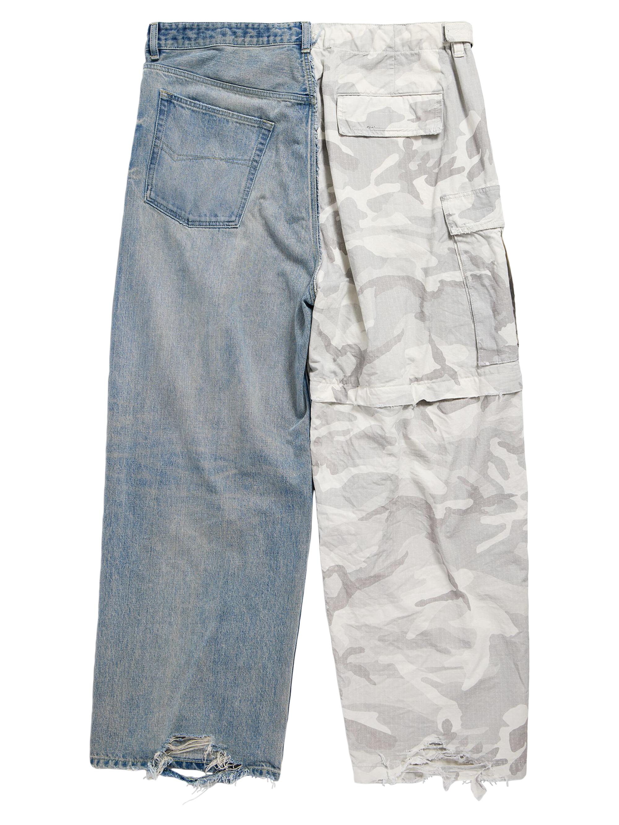 Balenciaga Grayscale Camo Hybrid Baggy Pants | Saks Fifth Avenue