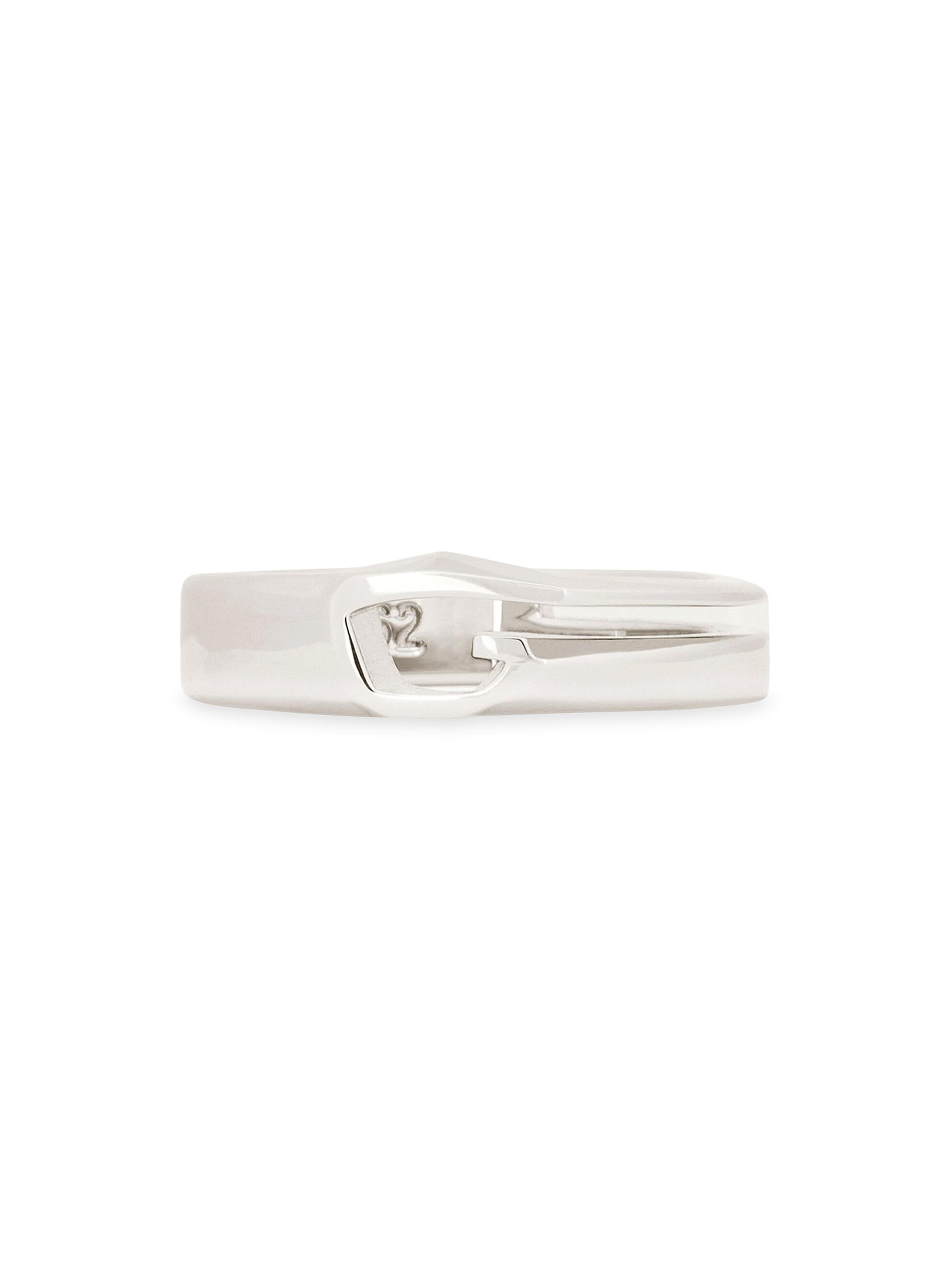 Givenchy Men's Giv Cut Ring in Metal - Silver