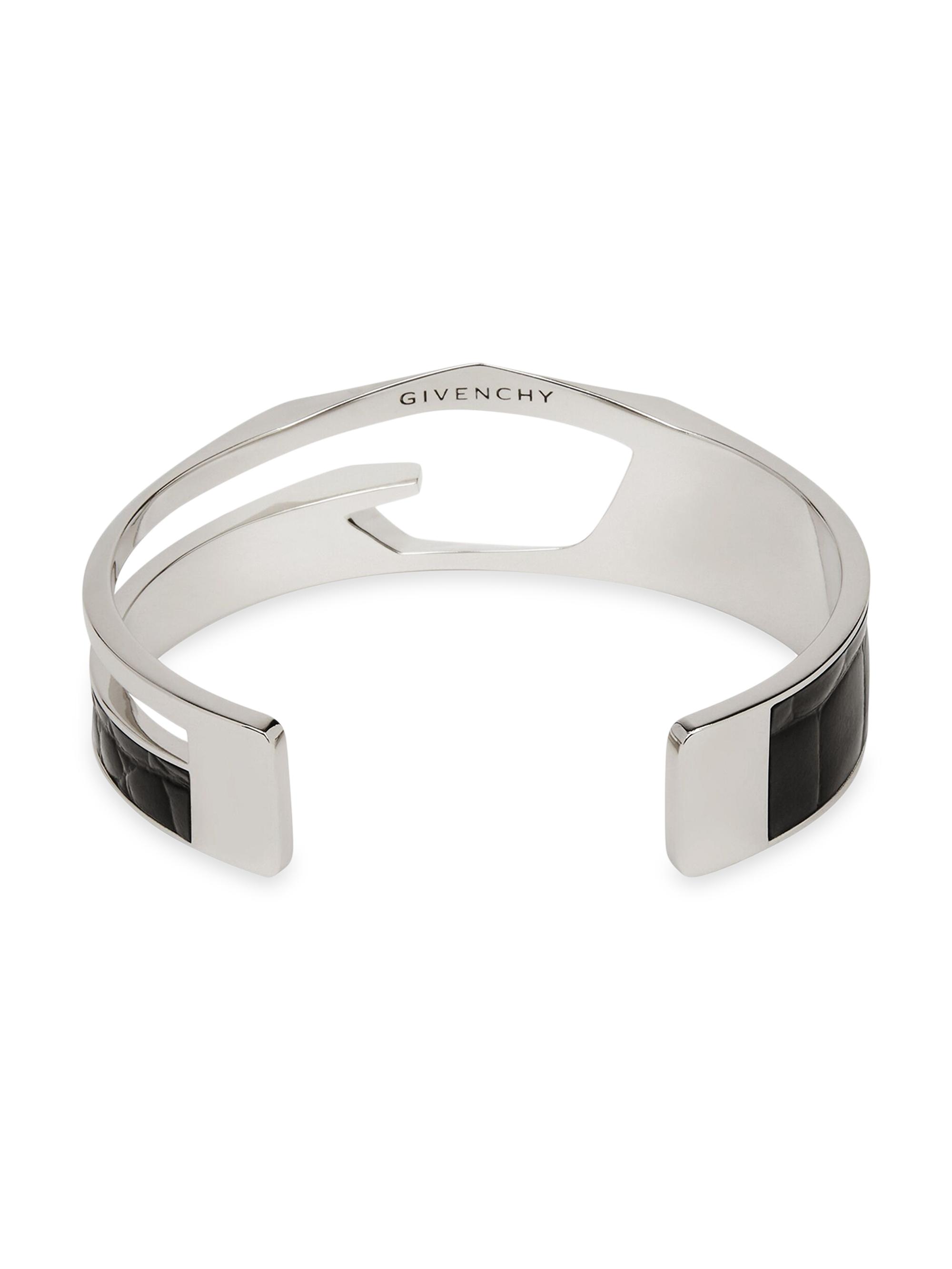 Givenchy Giv Cut bracelet in Metal and Leather | Saks Fifth Avenue