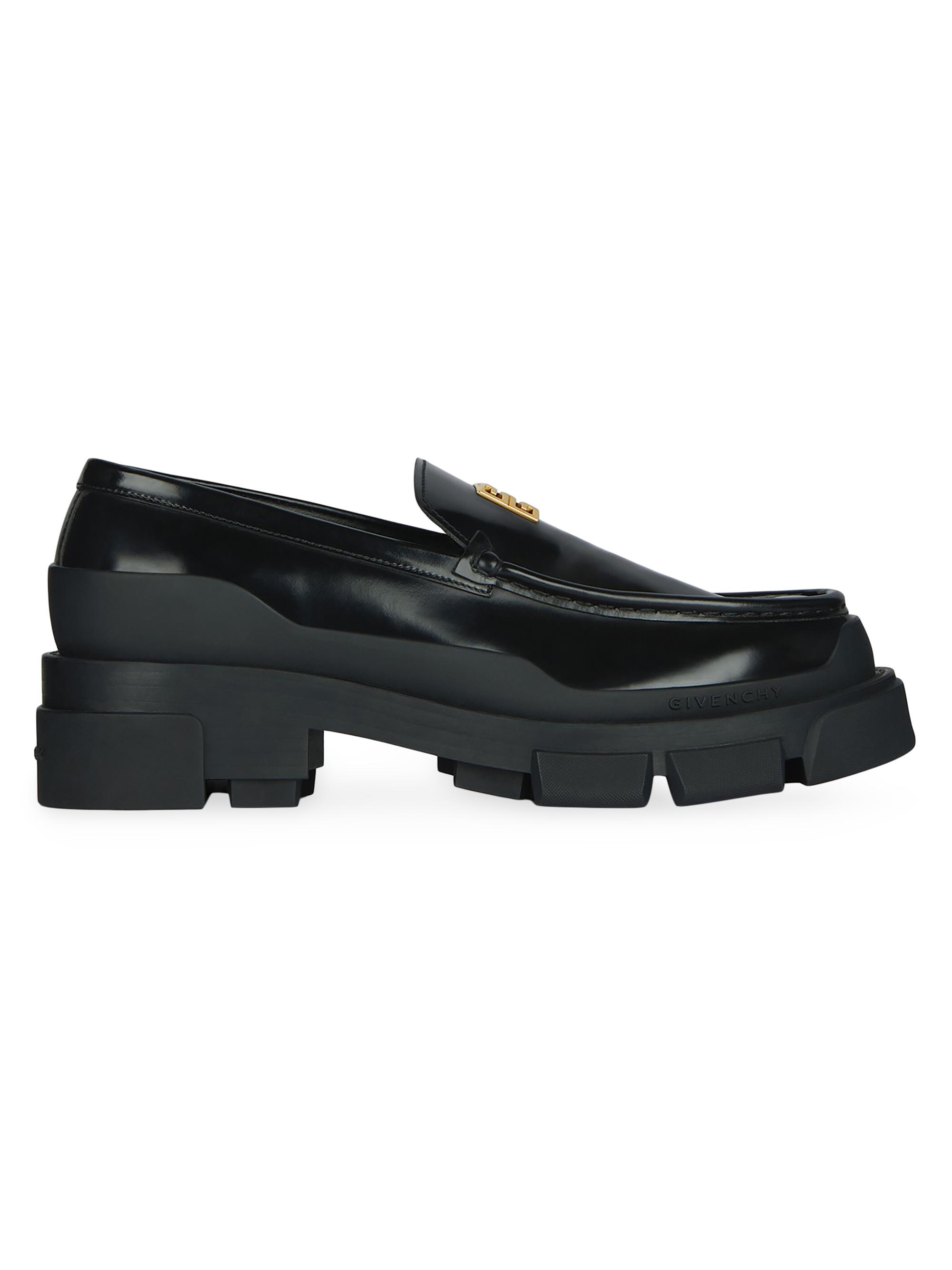 Givenchy Women's Terra Loafer in Brushed Leather - Black