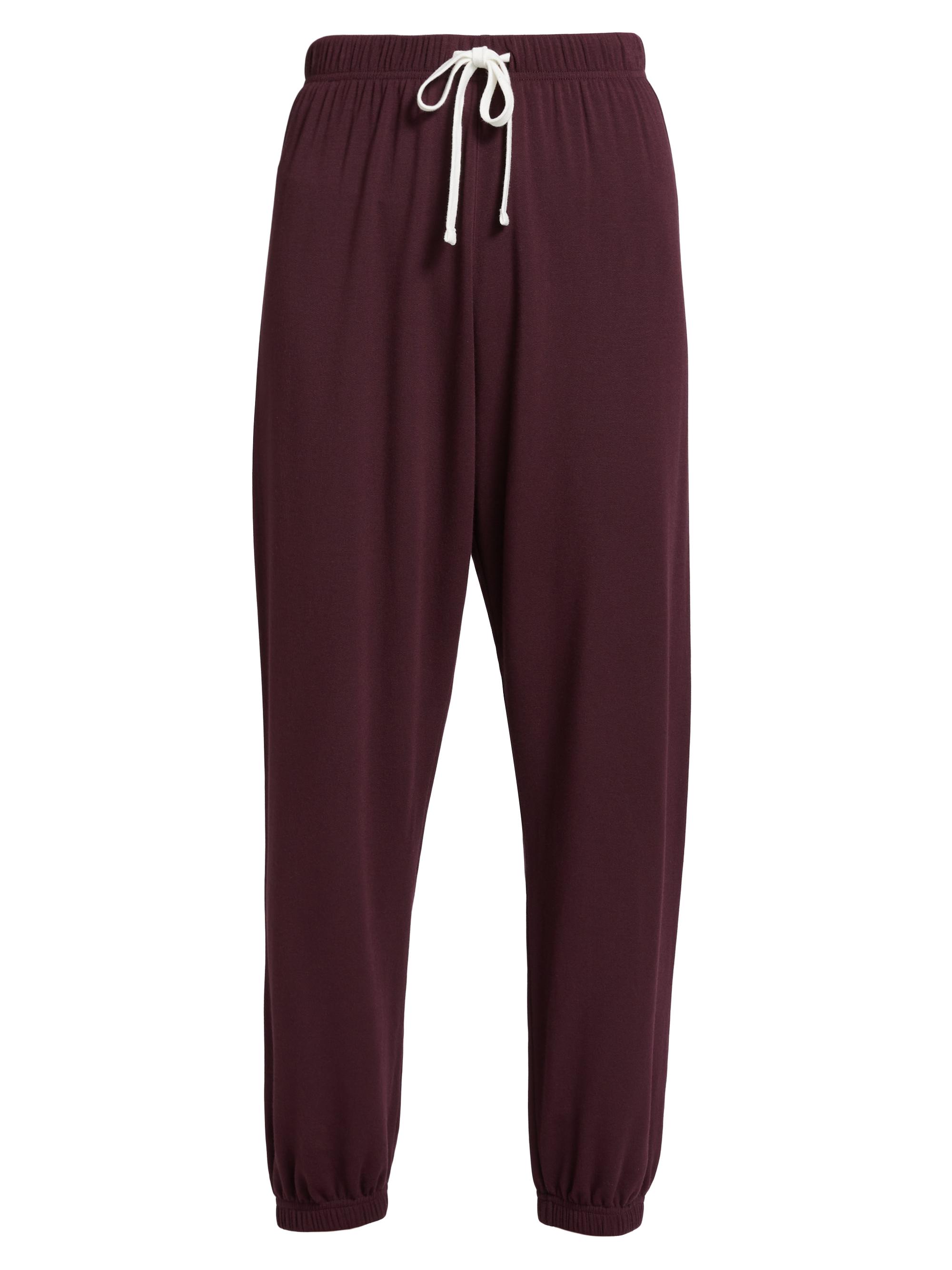 Splits59 Women's Andi Oversized Fleece Sweatpants - Dark Cherry
