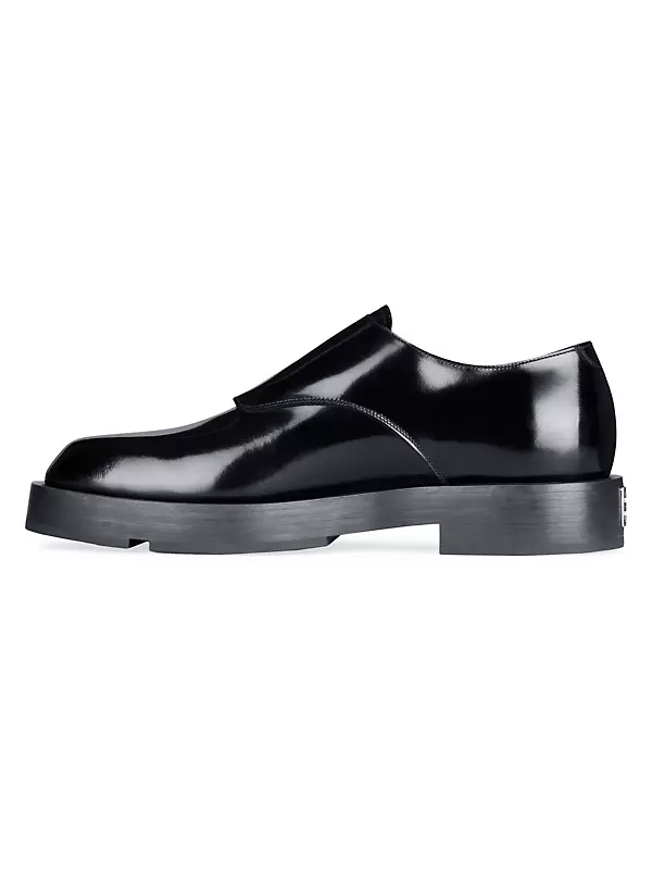 Shop Givenchy Squared Derbies in Leather with 4G Buckle | Saks 